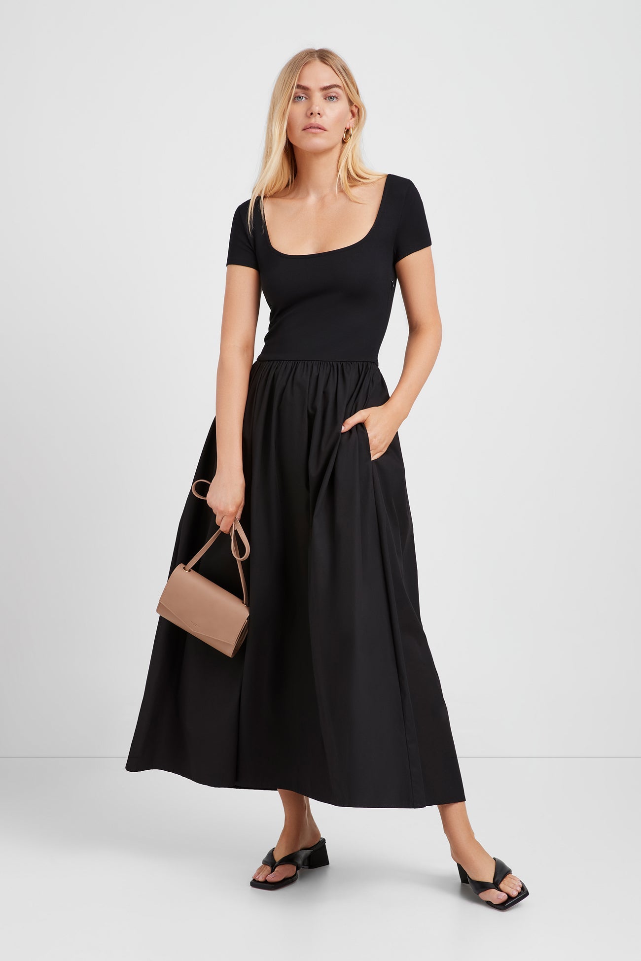 Petite Black Casual Summer Dress Sierra Dress Marcella