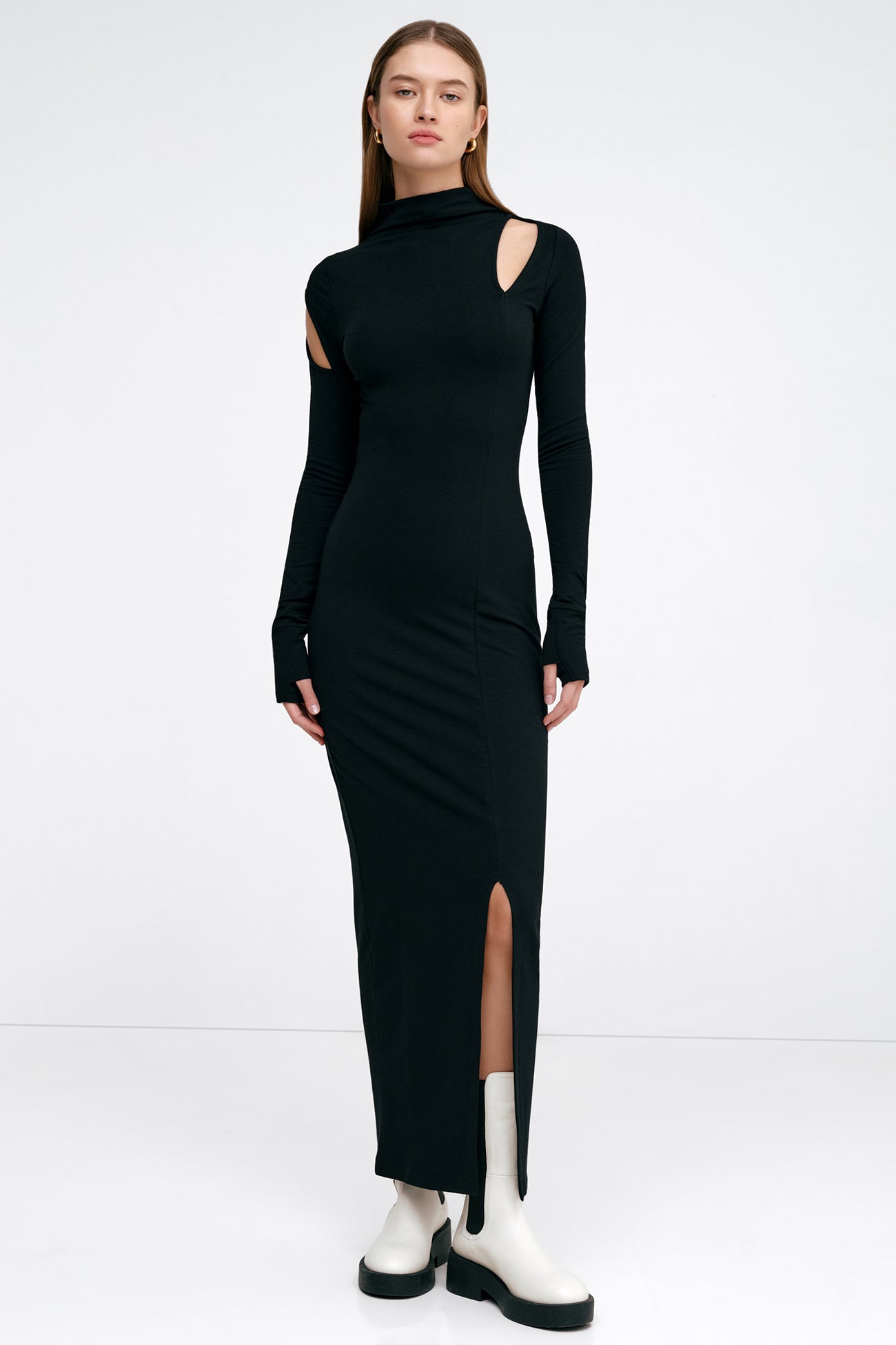 Marcella Women's Park Mock Neck Dress - Black Marcella Women's Park Mock Neck Dress - Black