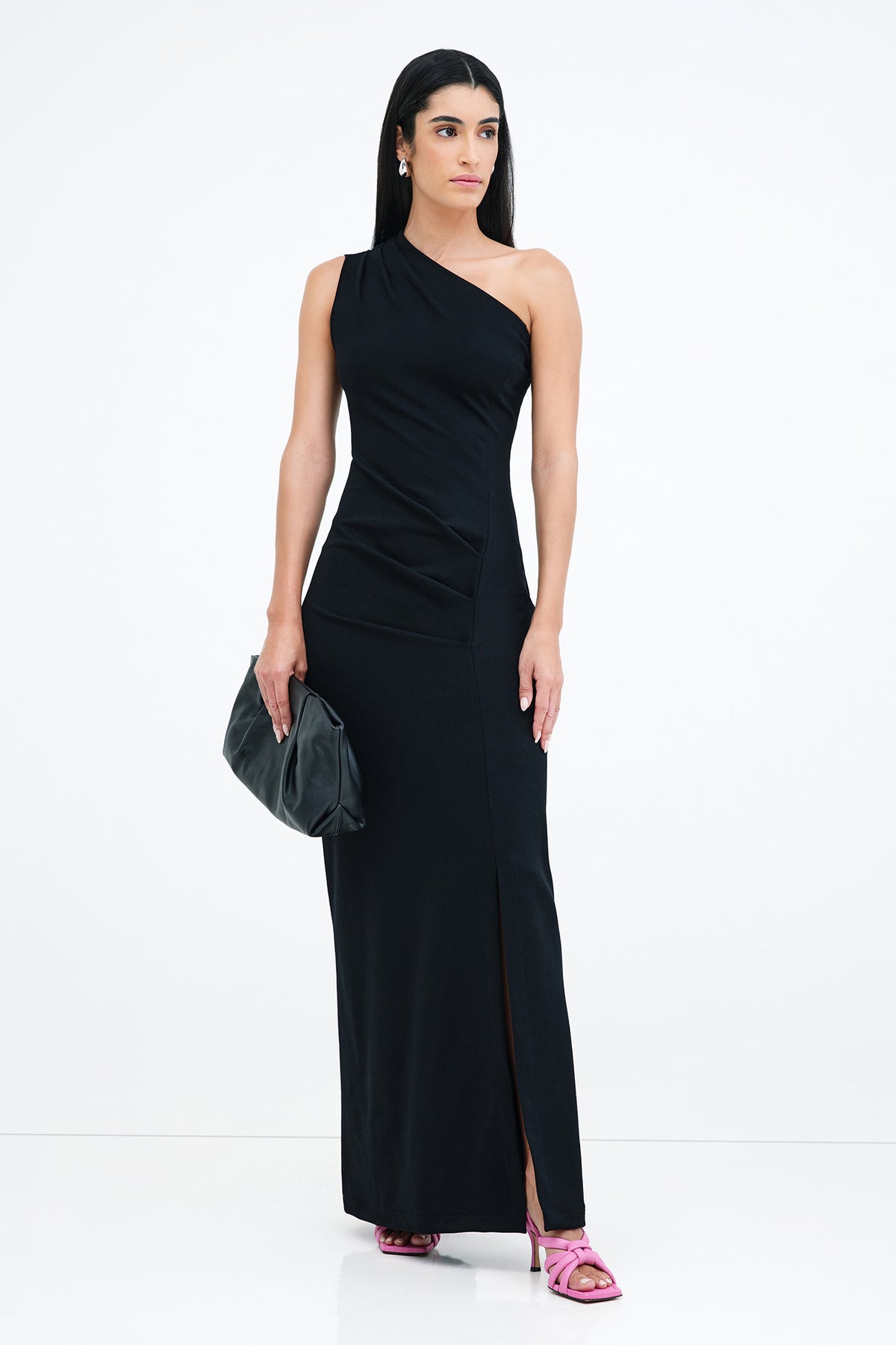 black dress clearance Marcella | Winthrop Sleeveless in | Women's Size XL | Ponte Size:18-24 months Emerald Green Mermaid Black stretch European ponte fabric smarttag_length_filter:Sleeveless