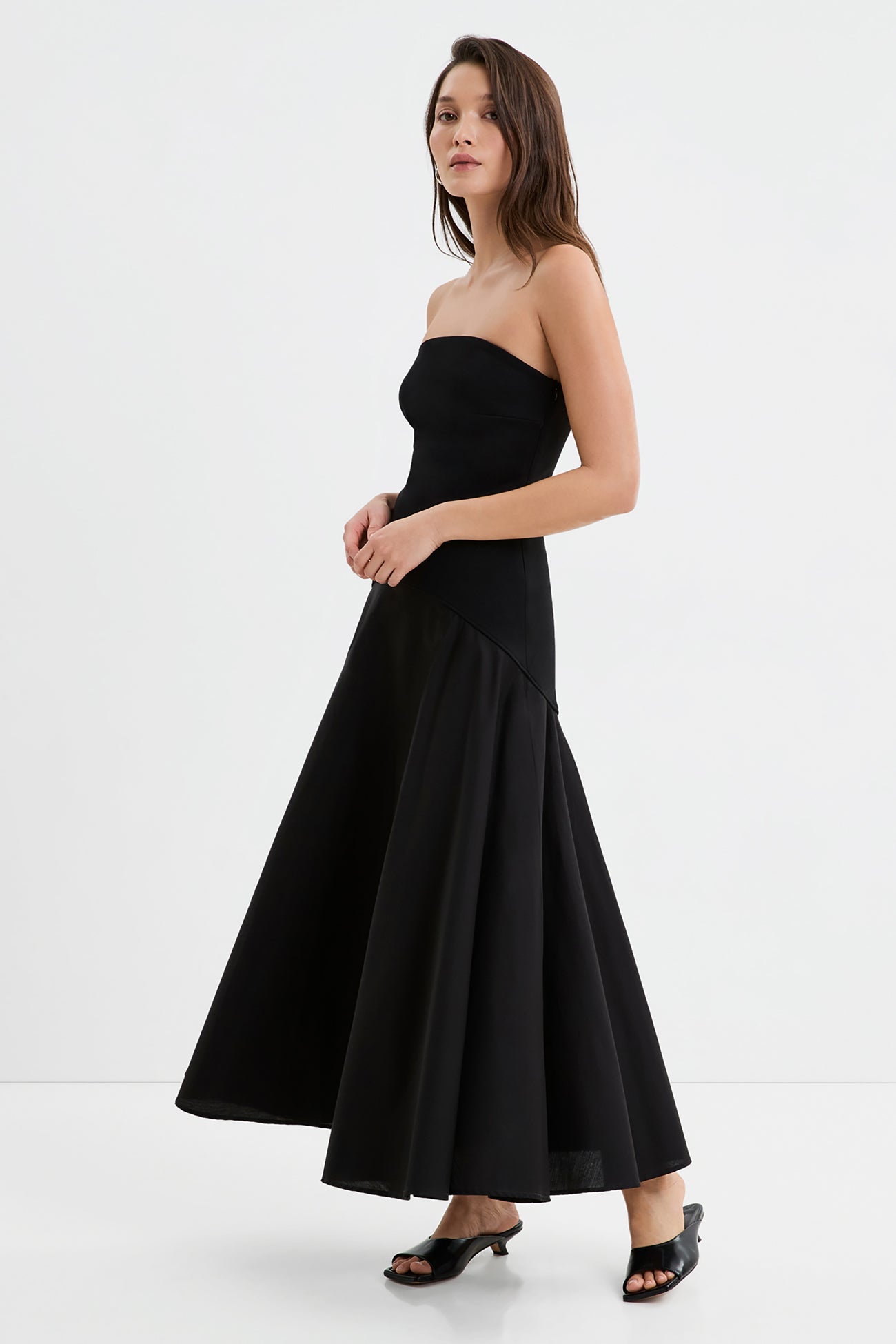 Women's Black Strapless Dress | Marcella Women's Black Strapless Dress | Marcella