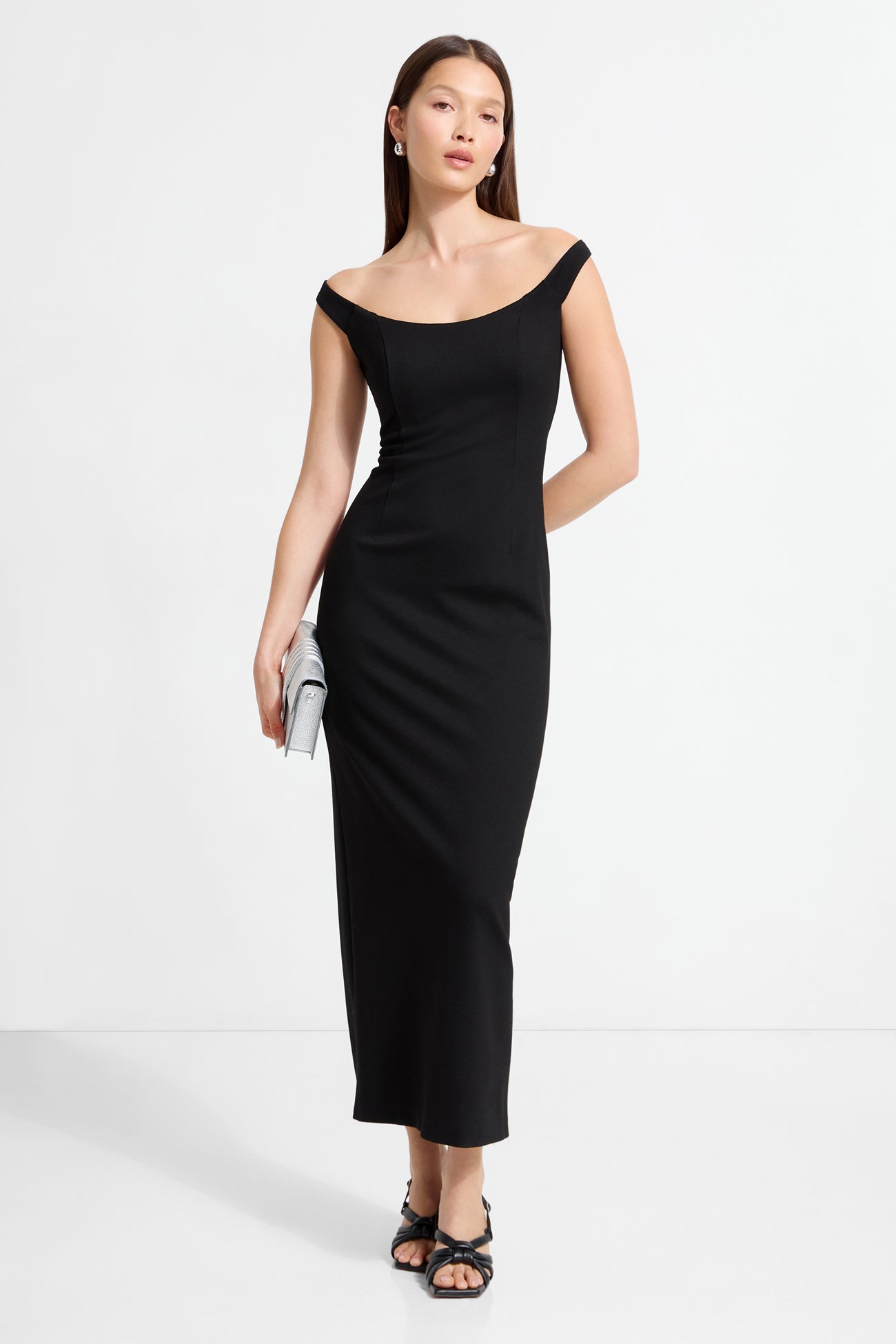 Marcella Women's Eliana Slit Dress - Black Marcella Women's Eliana Slit Dress - Black