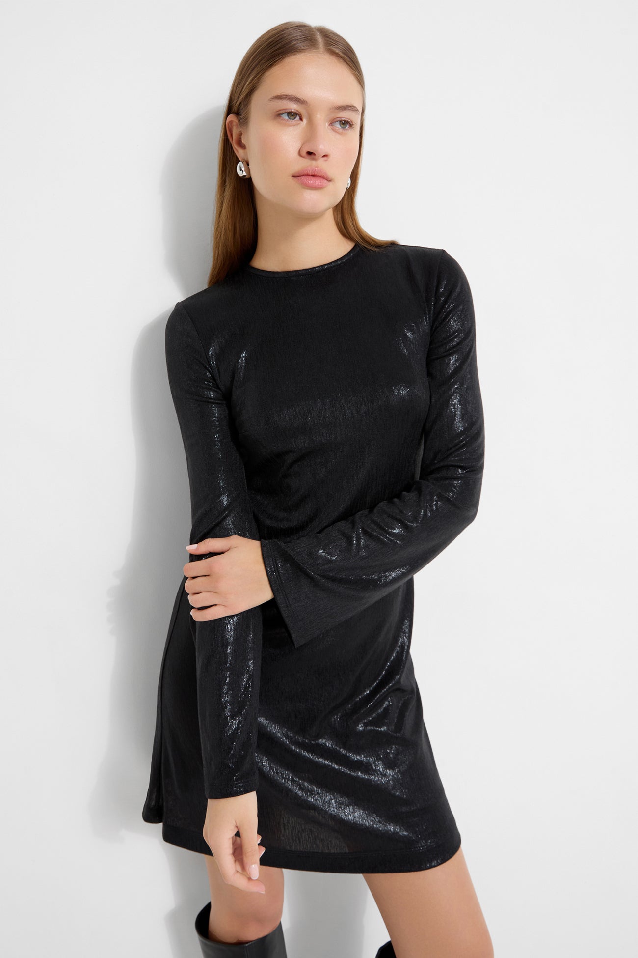 Marcella Women's Adya Metallic Dress - Black - Size XS - Onyx Marcella Women's Adya Metallic Dress - Black - Size XS - Onyx