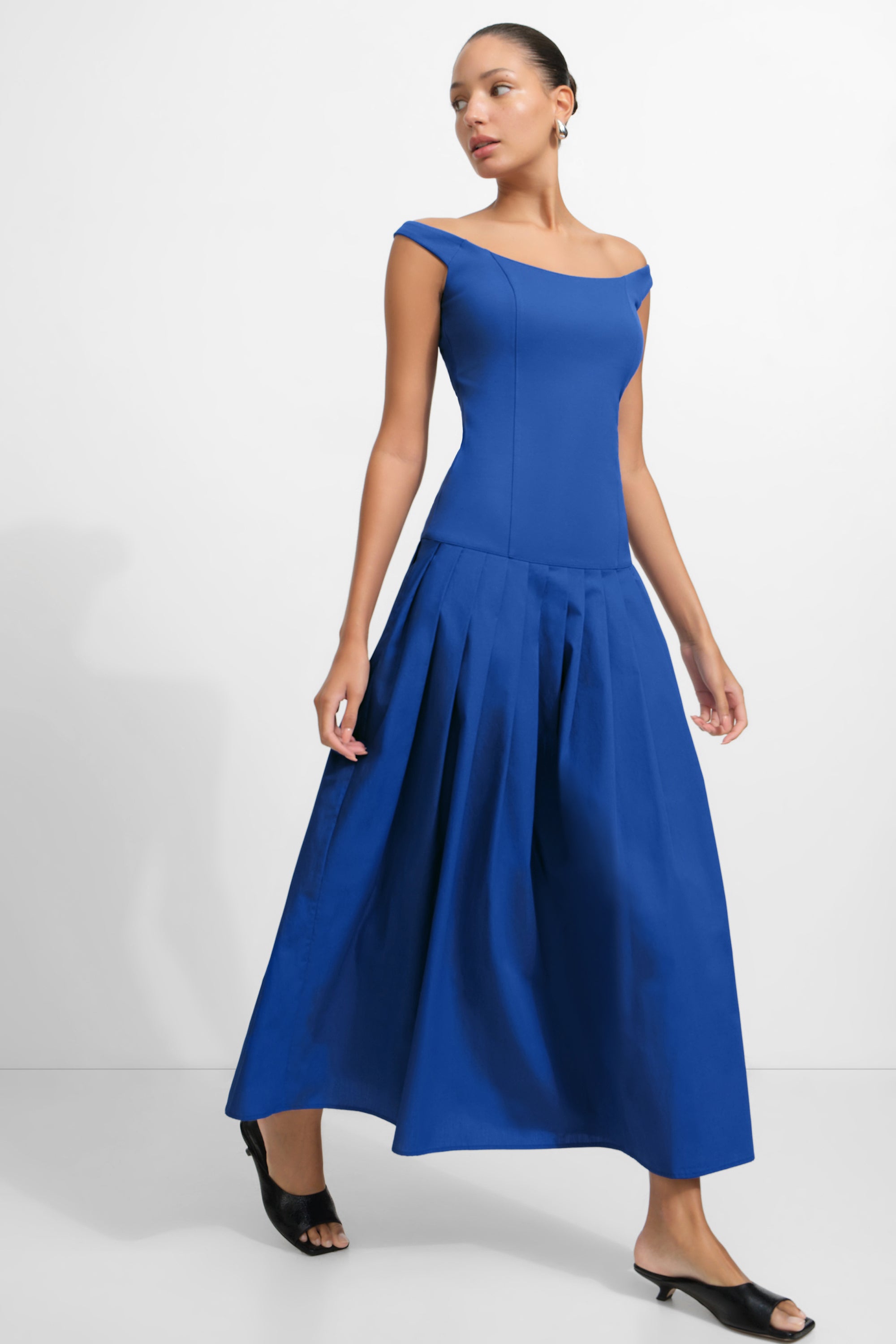 Women's Off-Shoulder Maxi Dress