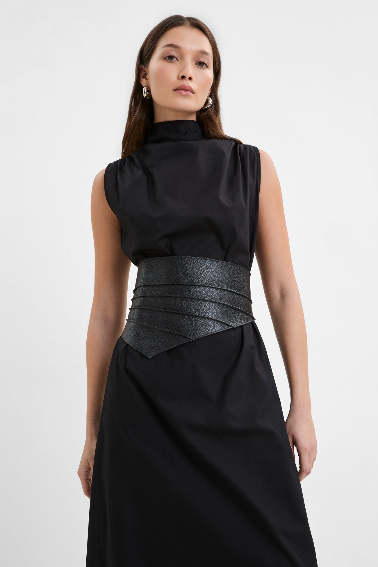 Marcella | Sheridan Belt in Black Pebble | Women's Size Small | Genuine Italian Leather | Spring And Summer Clothing Marcella | Sheridan Belt in Black Pebble | Women's Size Small | Genuine Italian Leather | Spring And Summer Clothing