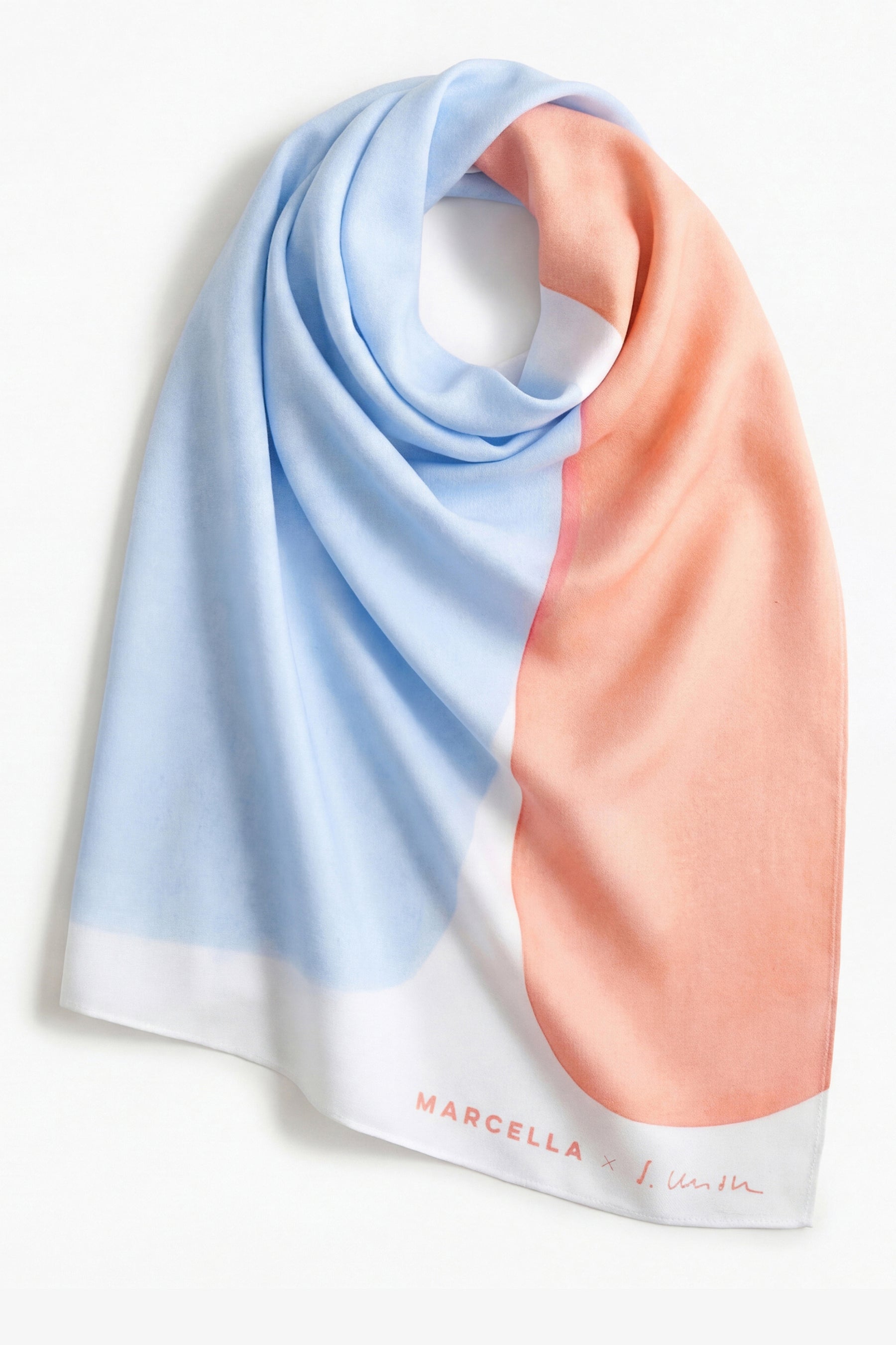 #Blue with Peach