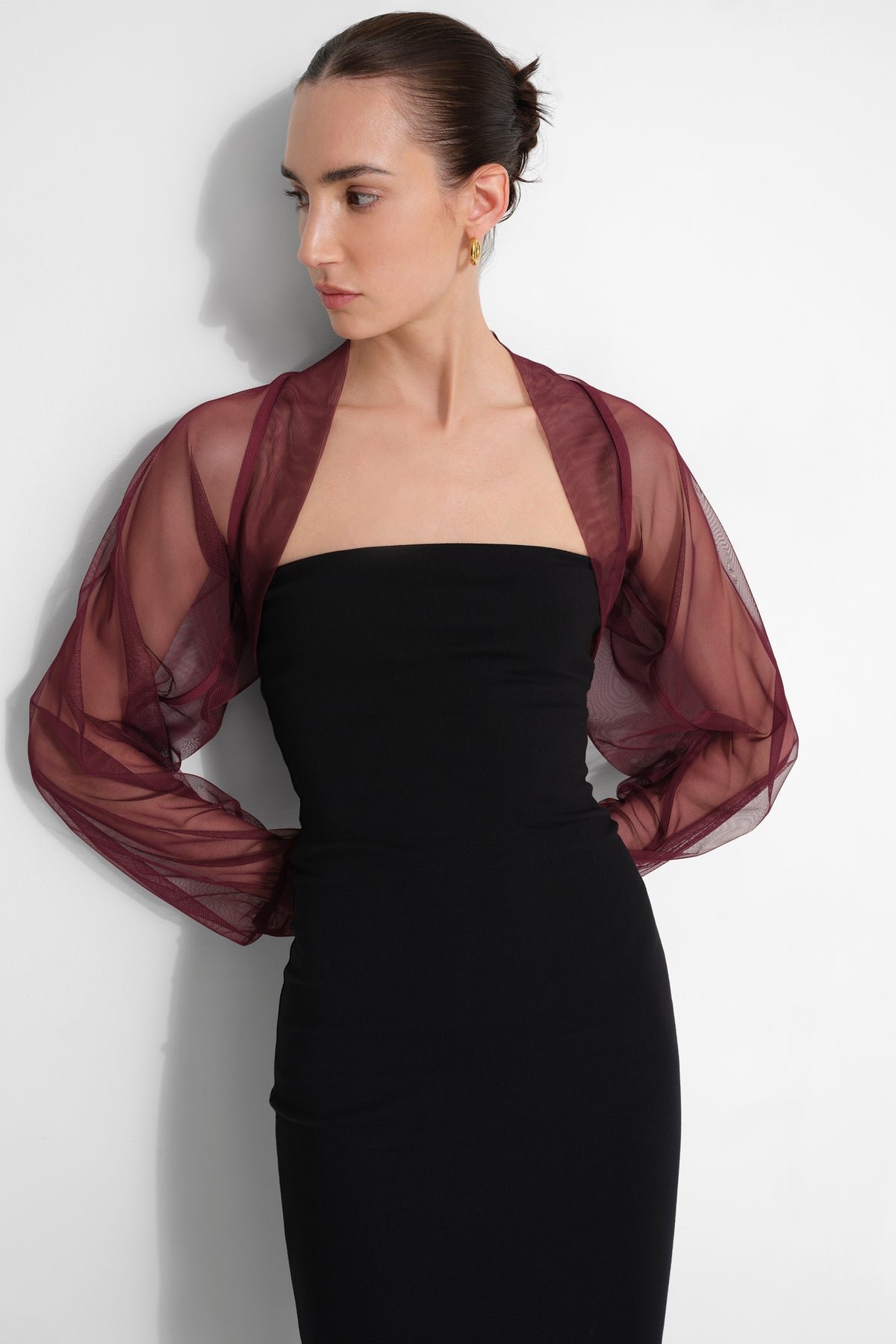#Burgundy Mesh