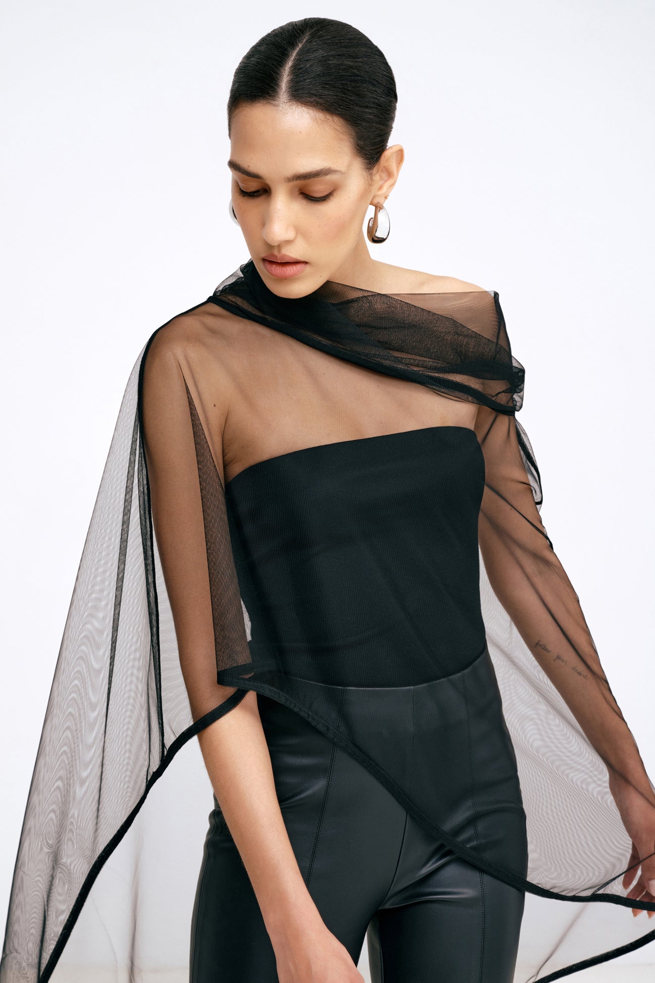 mesh shawl for dress Marcella Straiton Mesh Wrap