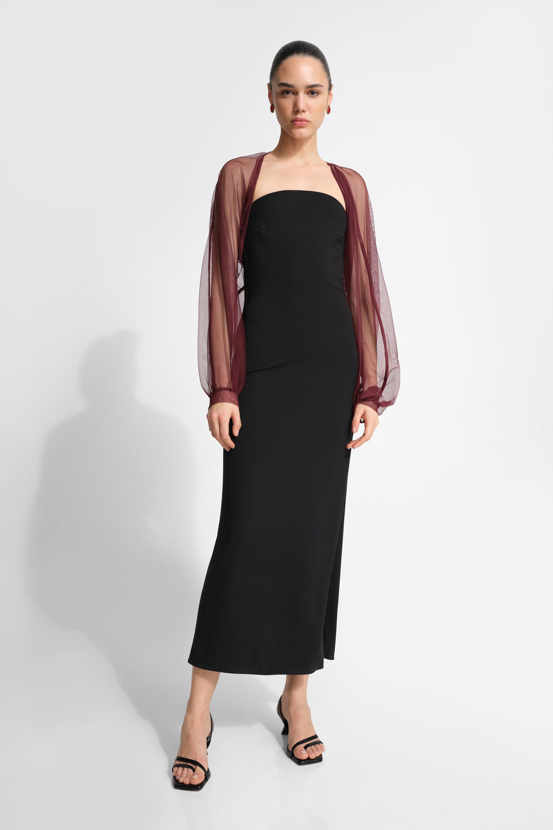 #Burgundy Mesh