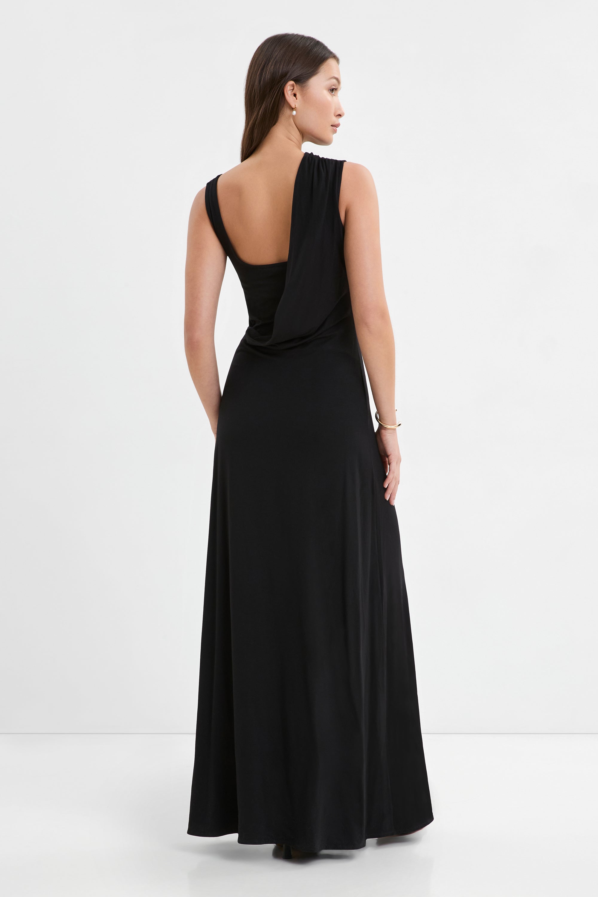 Marcella Women's Laurel Sleeveless Stretch Jersey Gown - Black - Gowns Marcella Women's Laurel Sleeveless Stretch Jersey Gown - Black - Gowns