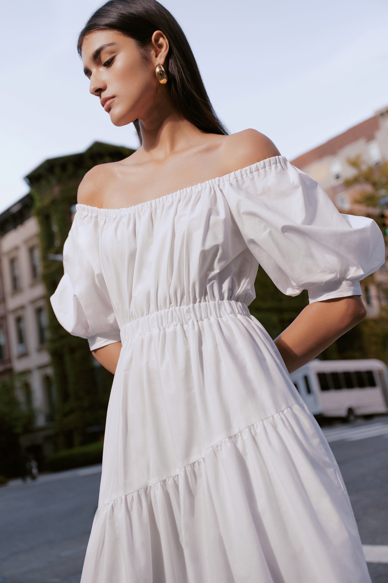 Marcella | Bleecker Dress - L | Off The Shoulder Dress Marcella | Bleecker Dress - L | Off The Shoulder Dress