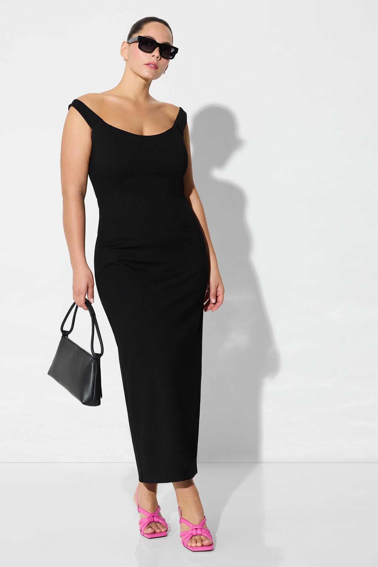 Marcella Women's Eliana Slit Dress - Black - Size XXS Marcella Women's Eliana Slit Dress - Black - Size XXS