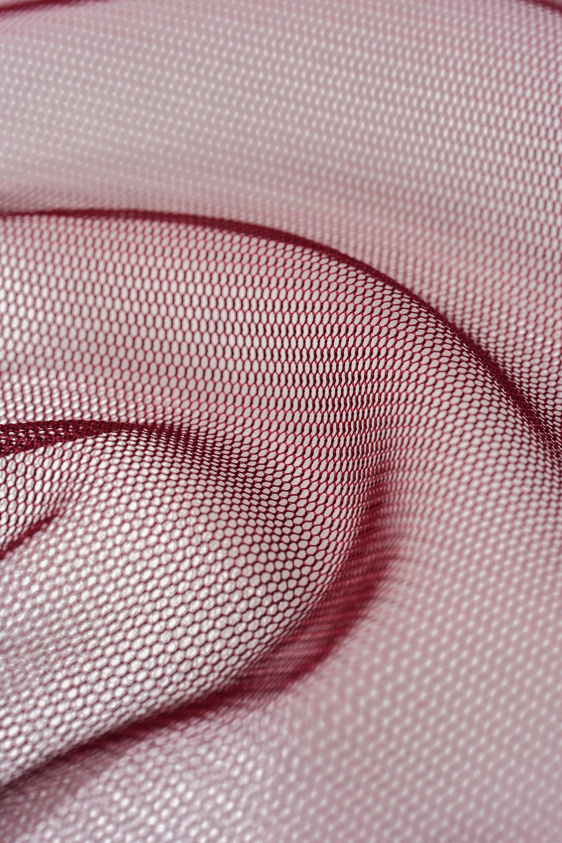 #Burgundy Mesh