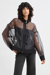 #Black Organza