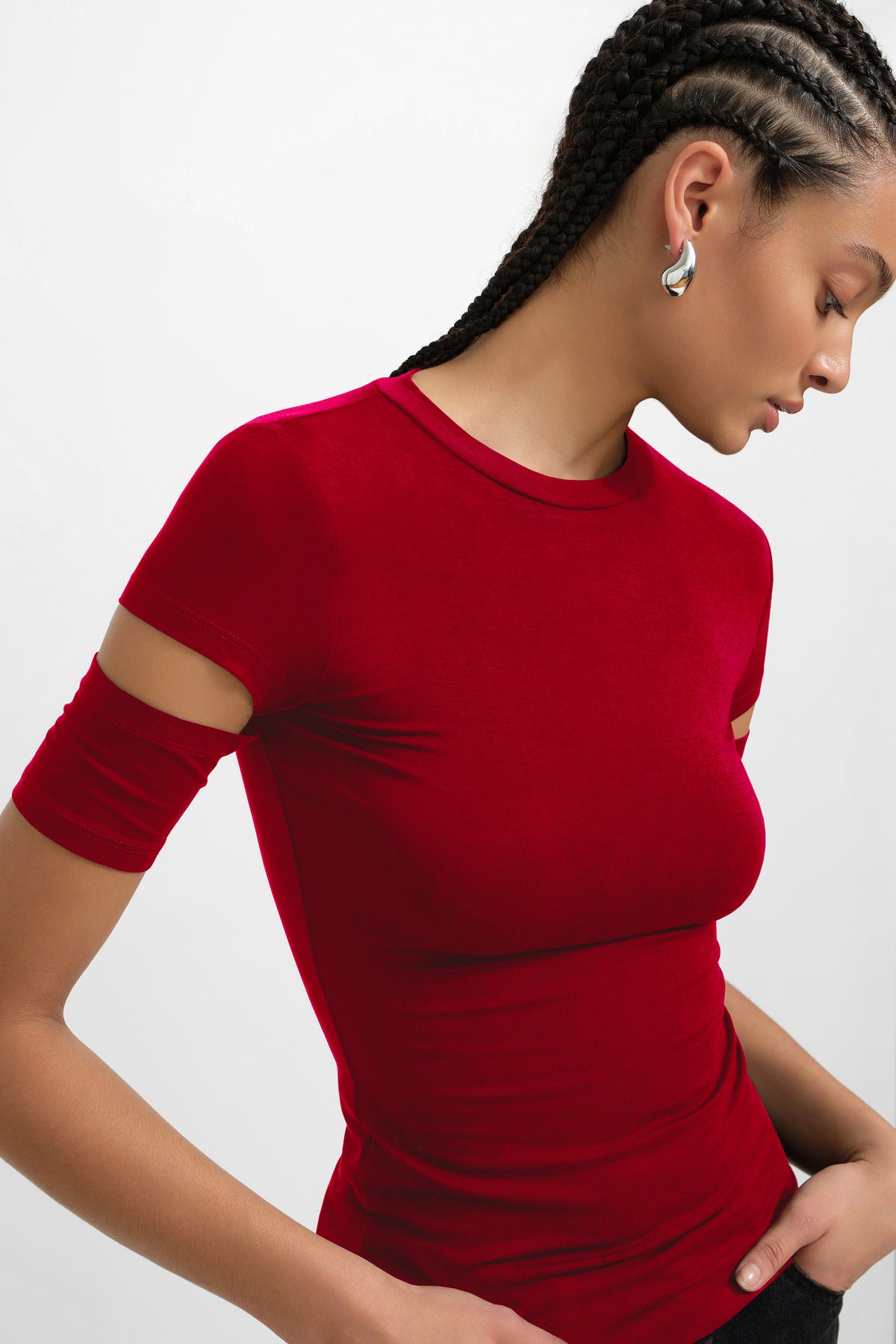 red dress tops for women Amazon.com: Women's Red V Neck Blouse