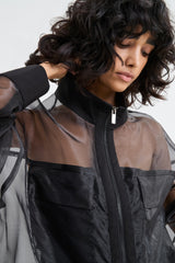 #Black Organza