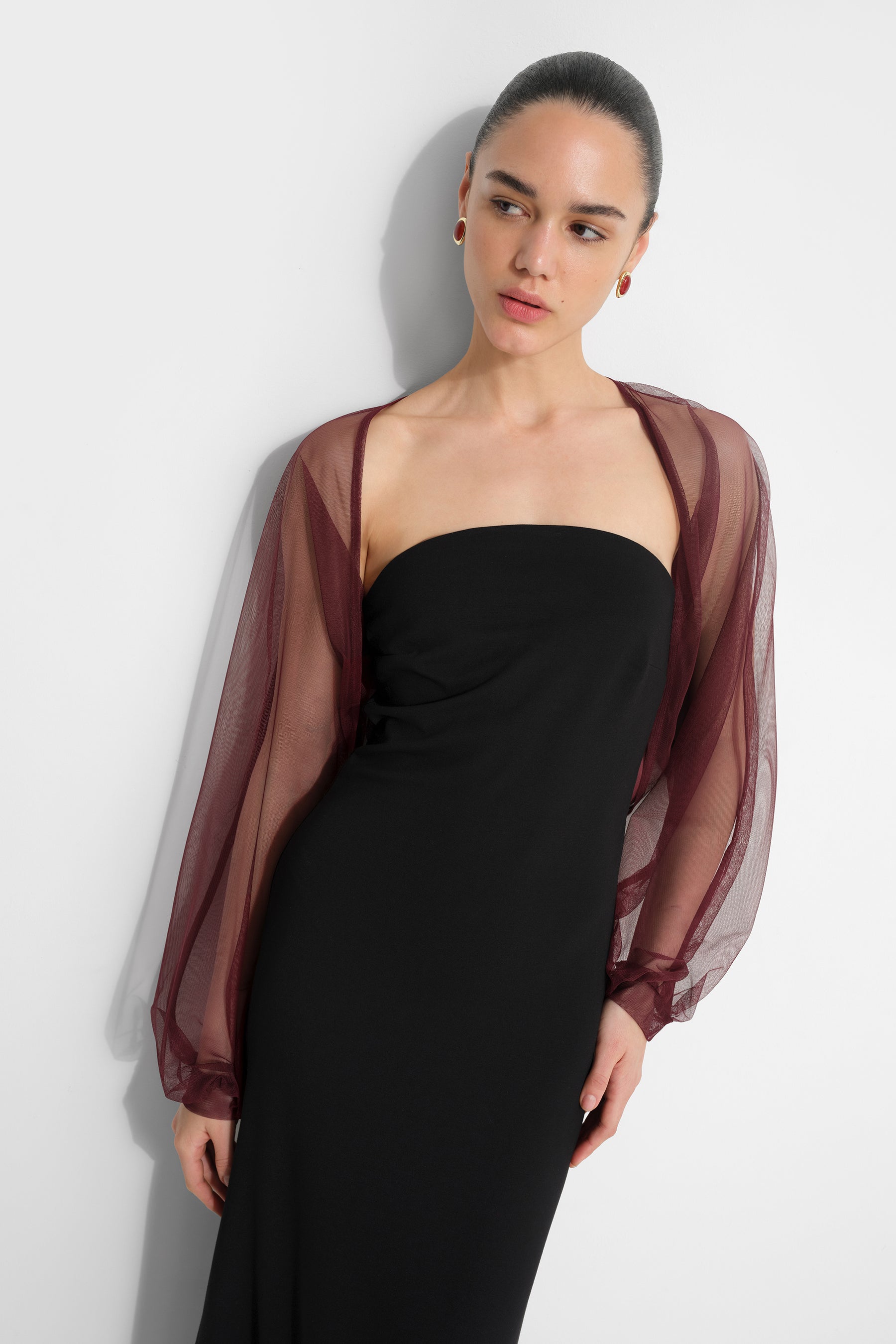 #Burgundy Mesh
