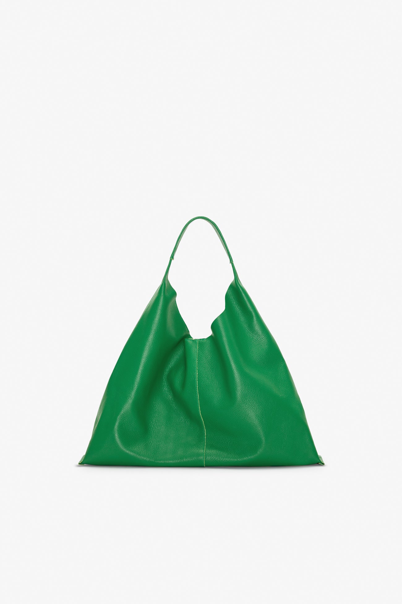 Classic Green Leather Everyday Tote Handbag - Kelly Tote