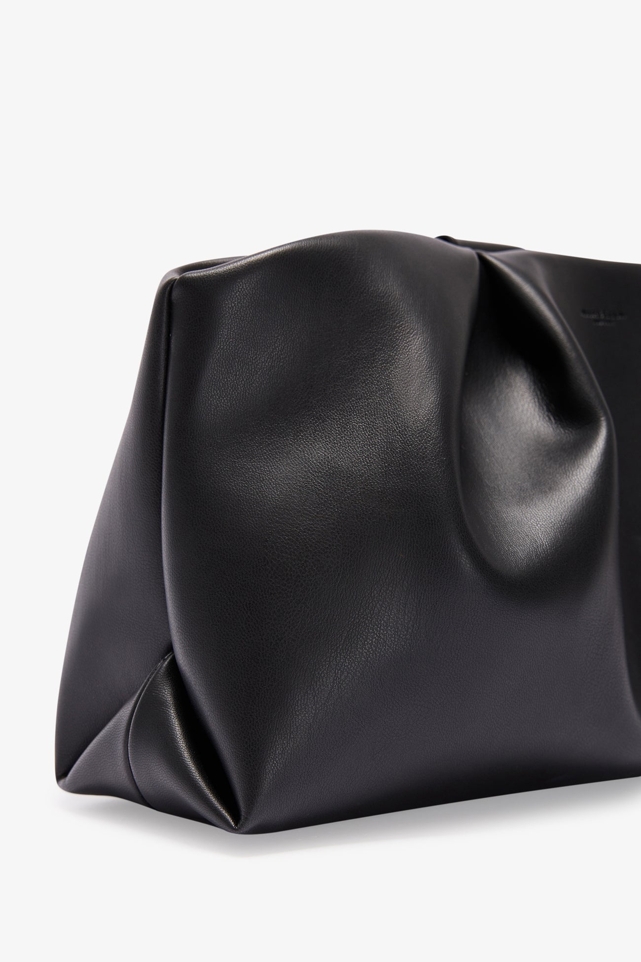 Black Vegan Leather Cocktail Bag - Rory Vegan Clutch | Marcella