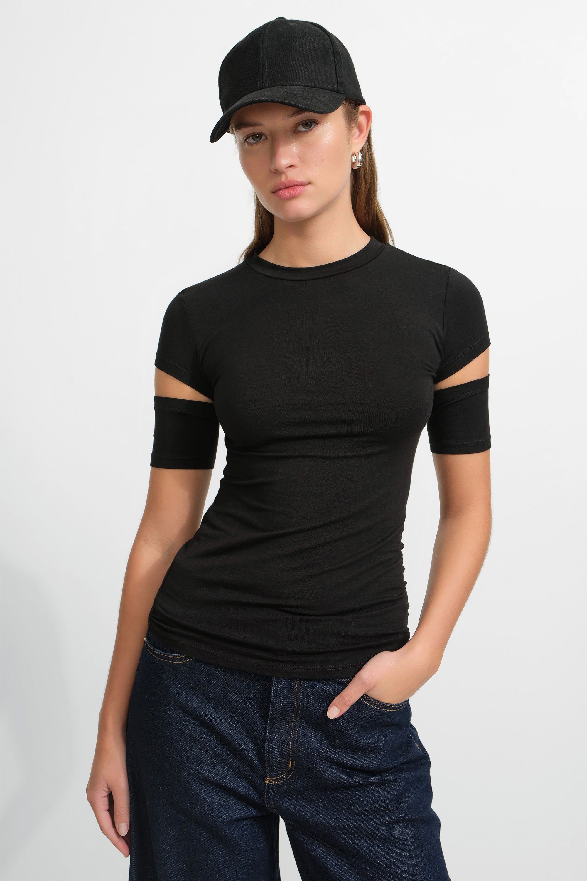 Classic Baseball Cap - Women's Black Baseball Hat | Marcella