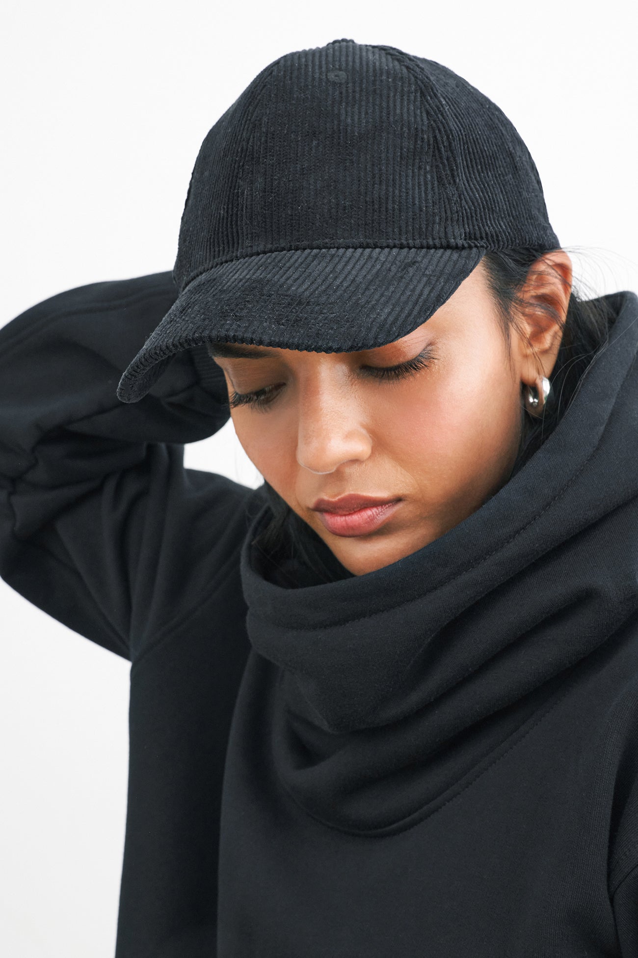 ★MARNI★ Corduroy Baseball Cap Black CLZC0108S0UTC27700N99 Sponge Logo Corduroy Baseball Cap in Royal – SVRN