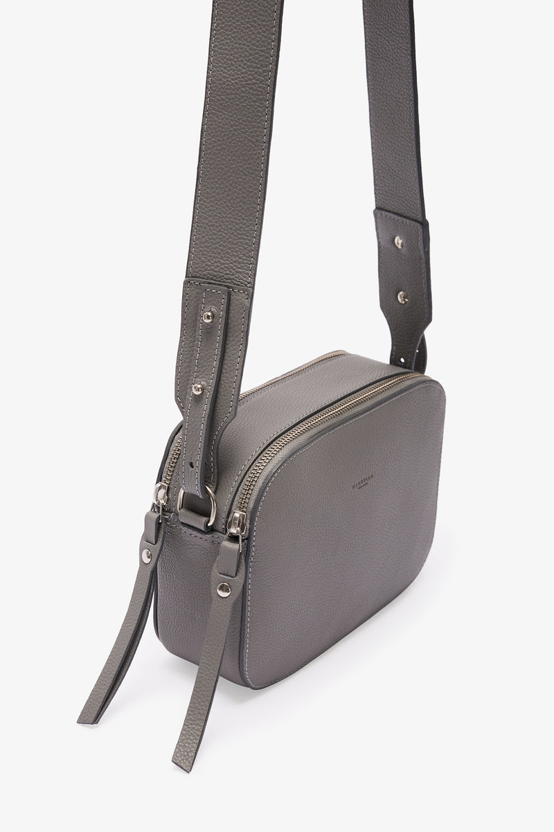 AllSaints Captain Square Leather Crossbody Bag