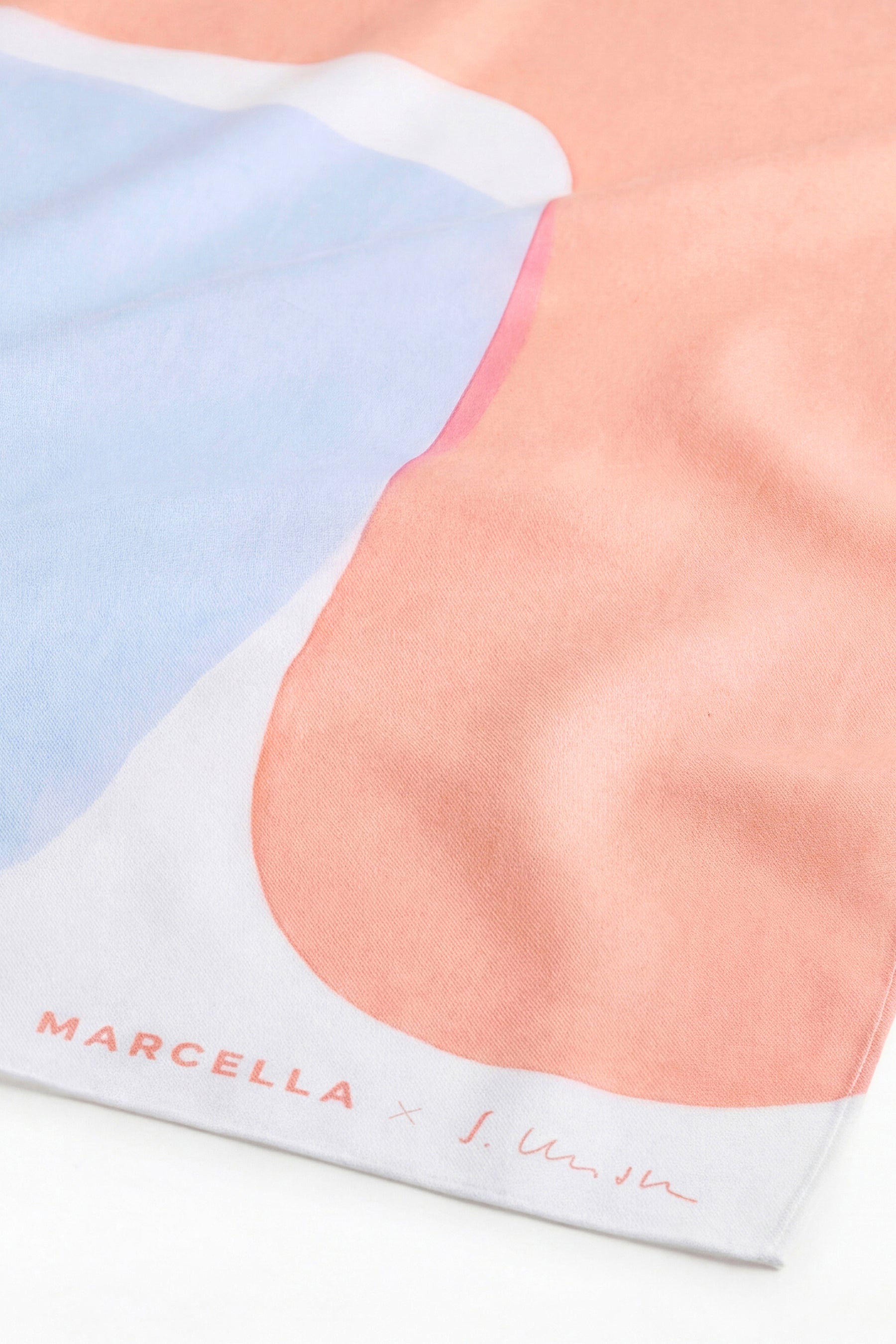 #Blue with Peach