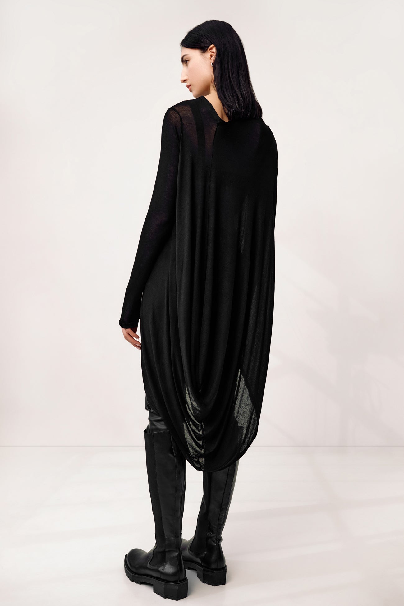 Bestselling Sheer Black Tunic Top - Iris Tunic | Marcella