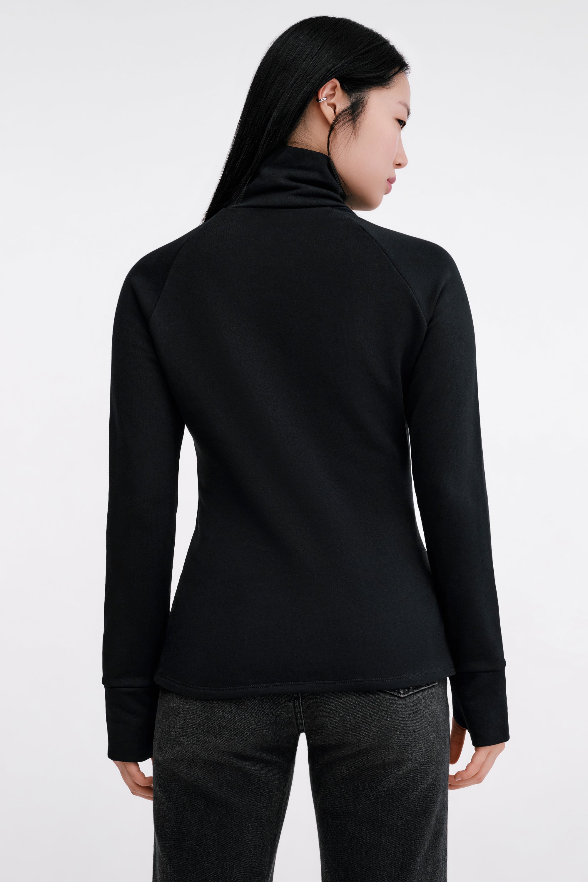Women's Mock Neck Sweatshirt | Marcella