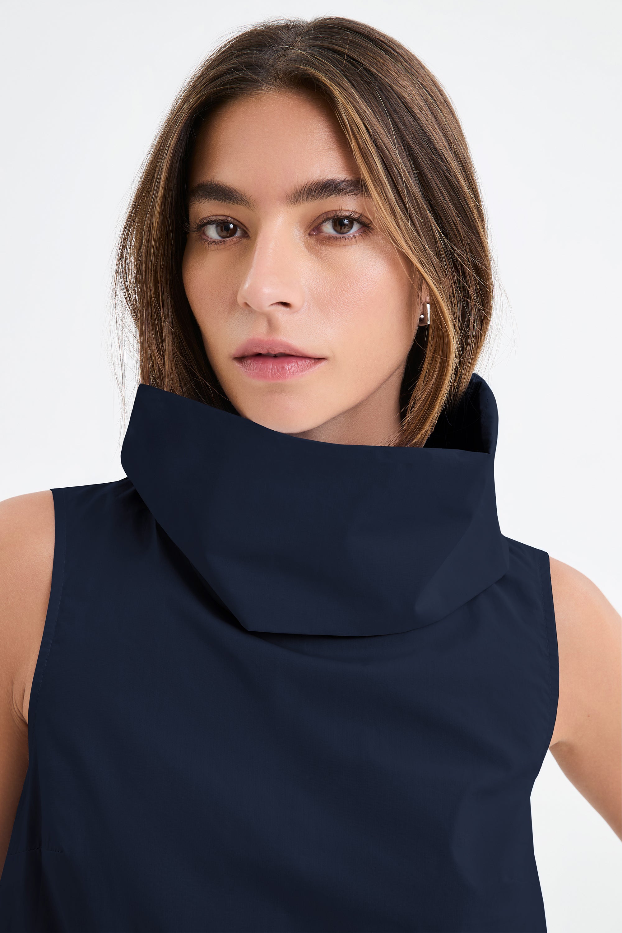 Women's Sleeveless Turtleneck Top | Marcella