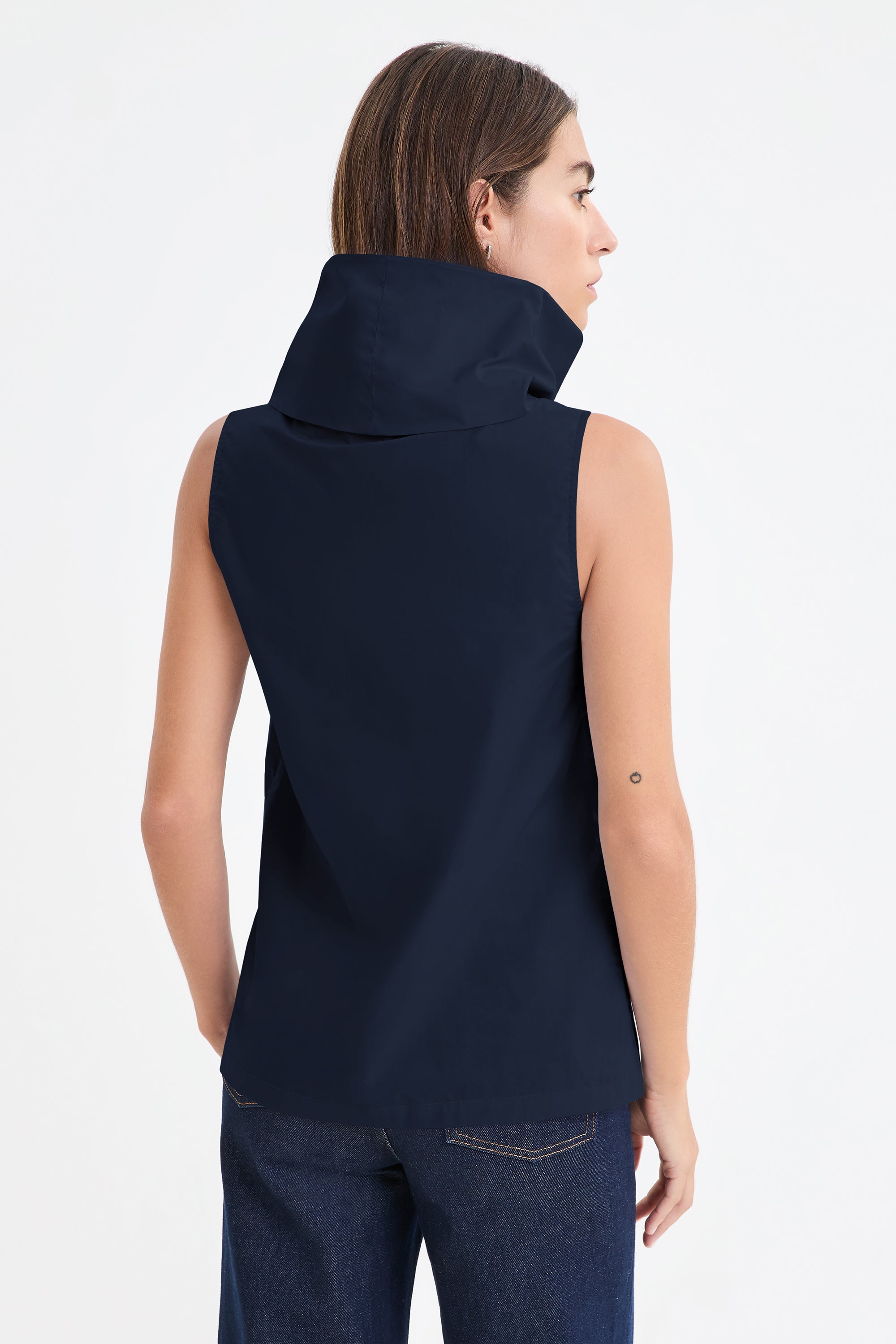Women's Sleeveless Turtleneck Top | Marcella
