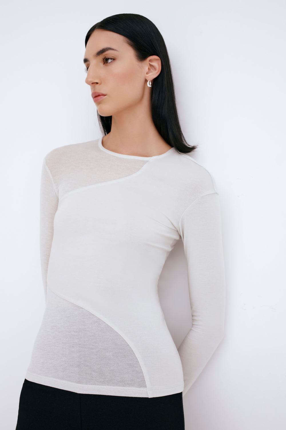 Marcey Long Sleeve Basic Top- 2 Colors