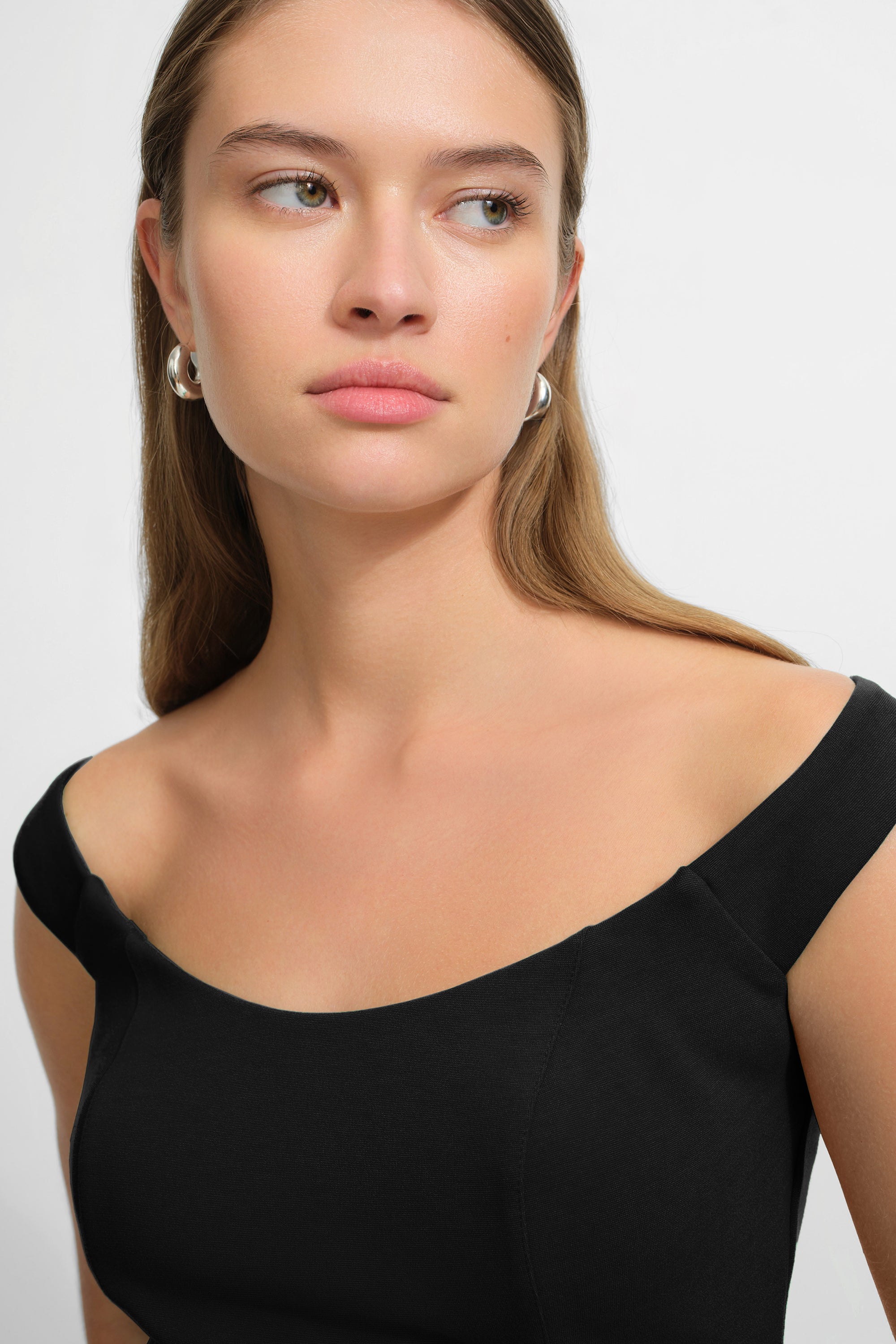 Women's Off-Shoulder Ponte Top | Marcella