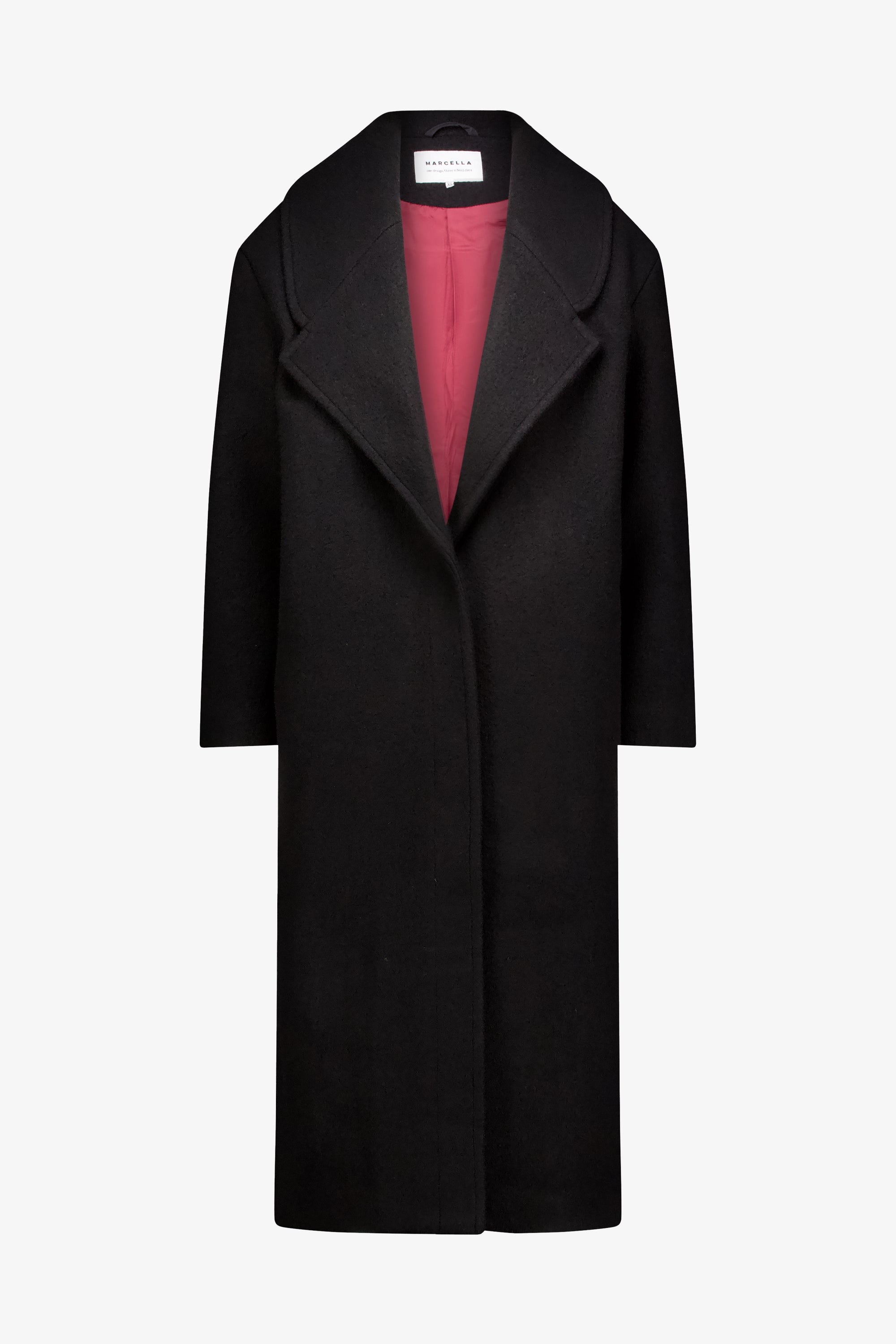Elizabeth Wool Coat | Brown Oversized Italian Wool Trench