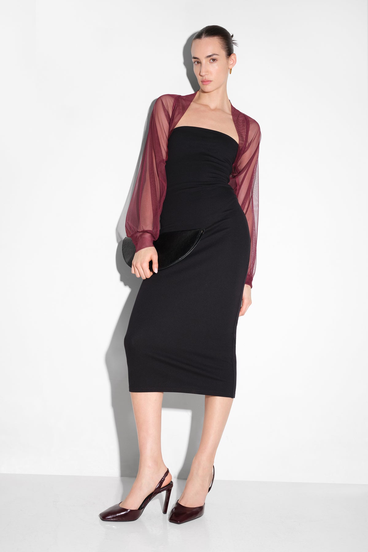 #Burgundy Mesh