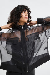 #Black Organza