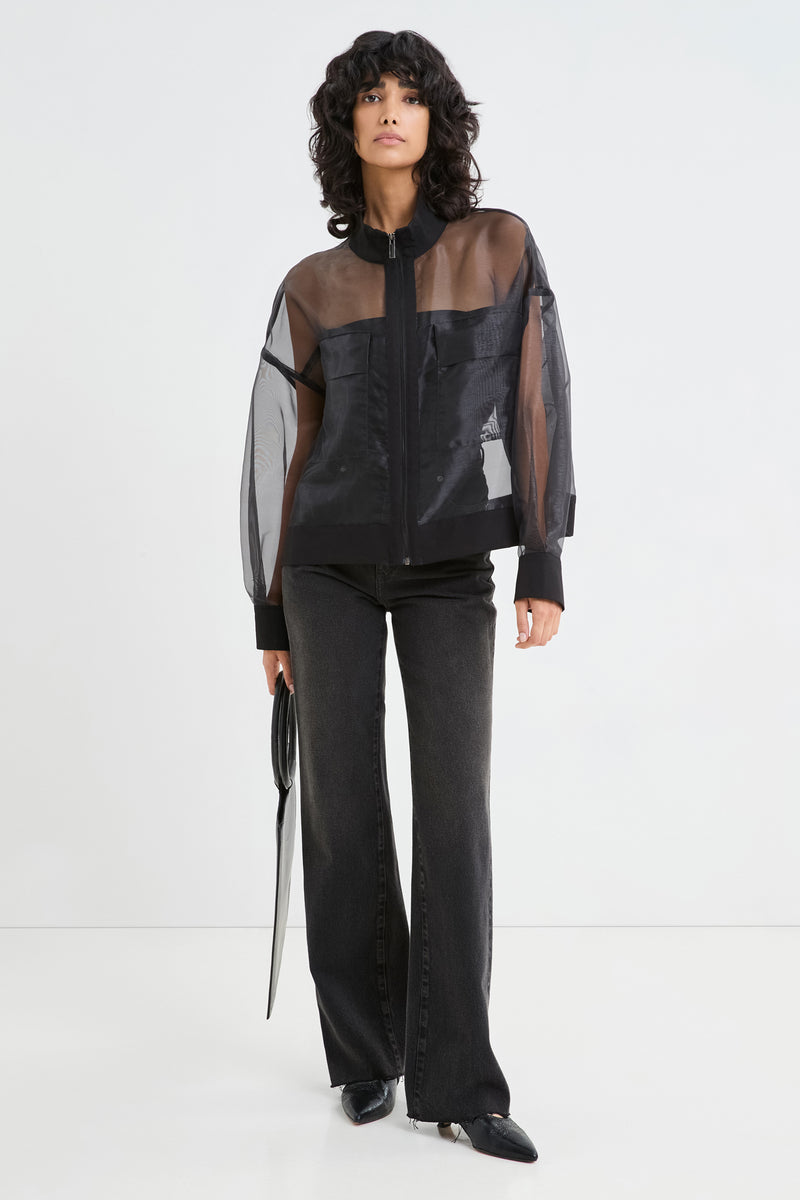 #Black Organza