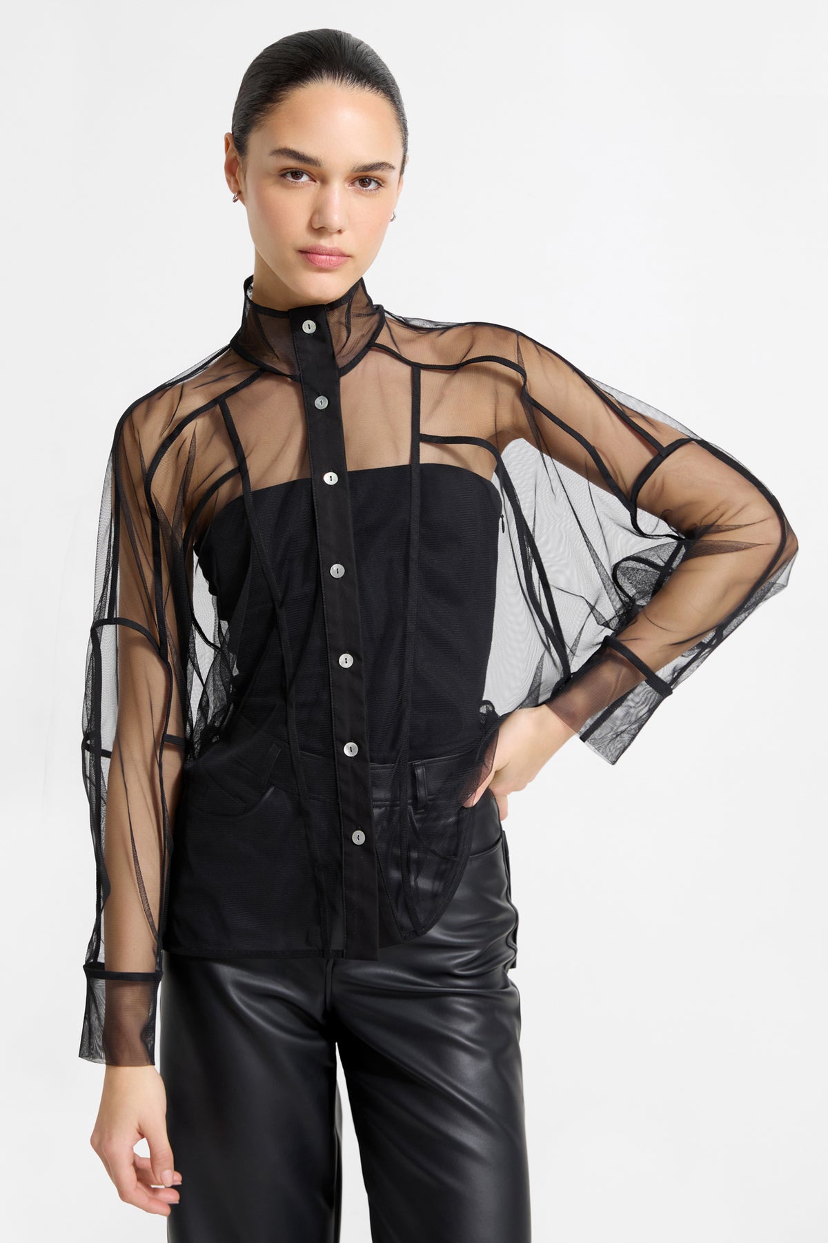 #Black Mesh