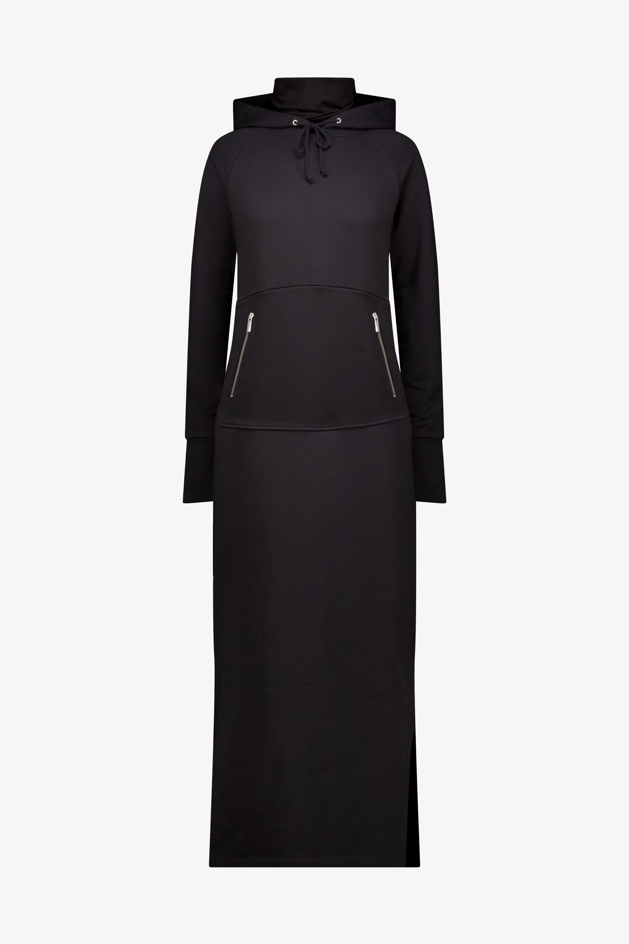 Elba Sweatshirt Dress | Green Midweight French Terry Maxi