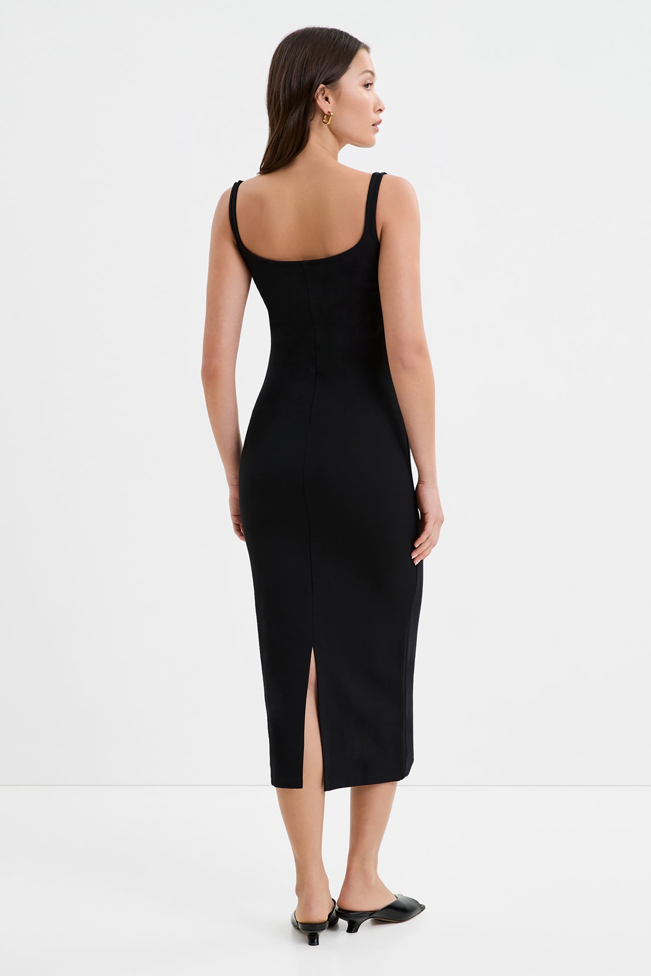 Women's Black Midi Dress | Ashley | Marcella Women's Black Midi Dress | Ashley | Marcella