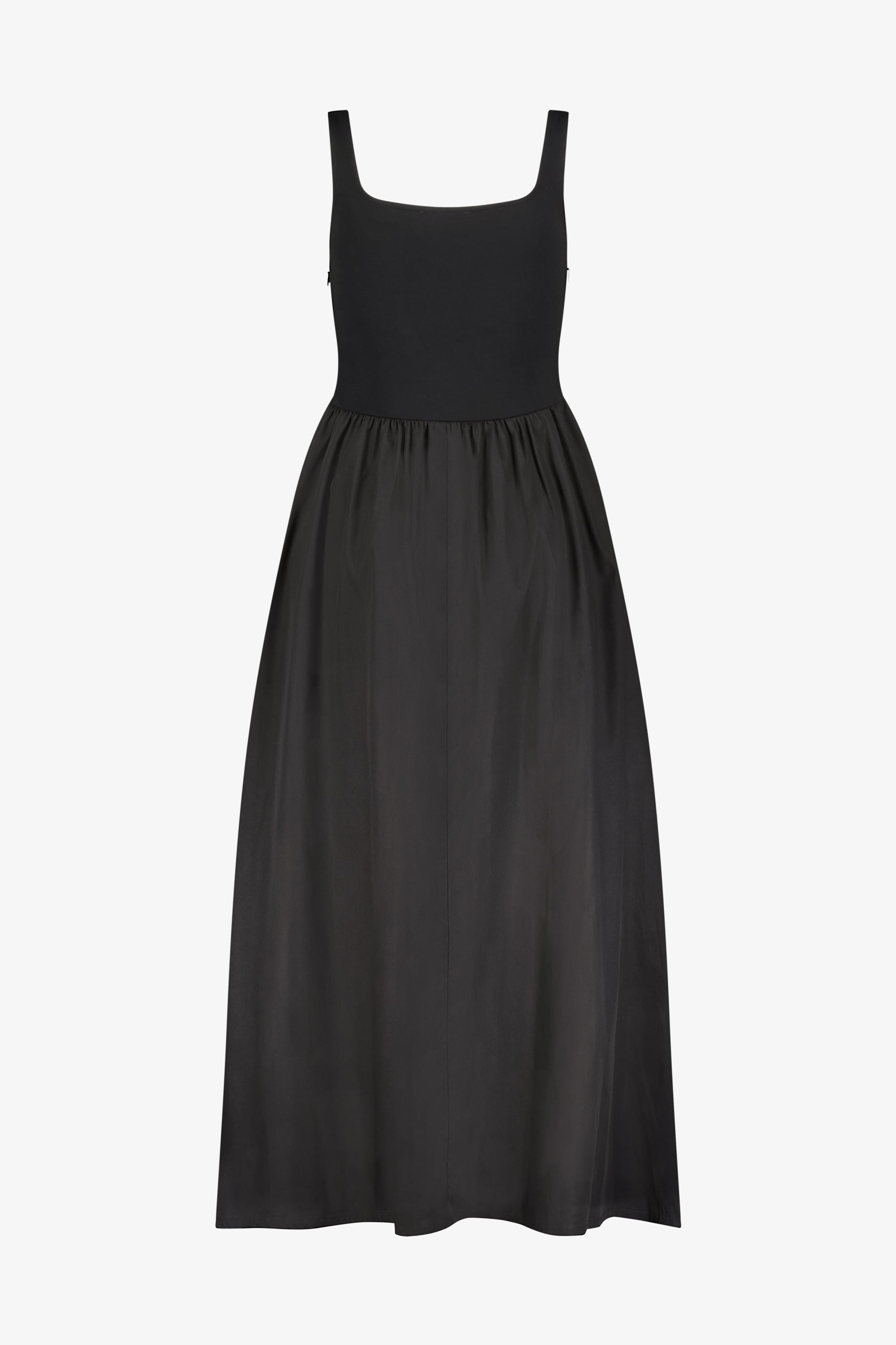 Women's Black Cotton Midi Dress | Marcella Women's Black Cotton Midi Dress | Marcella