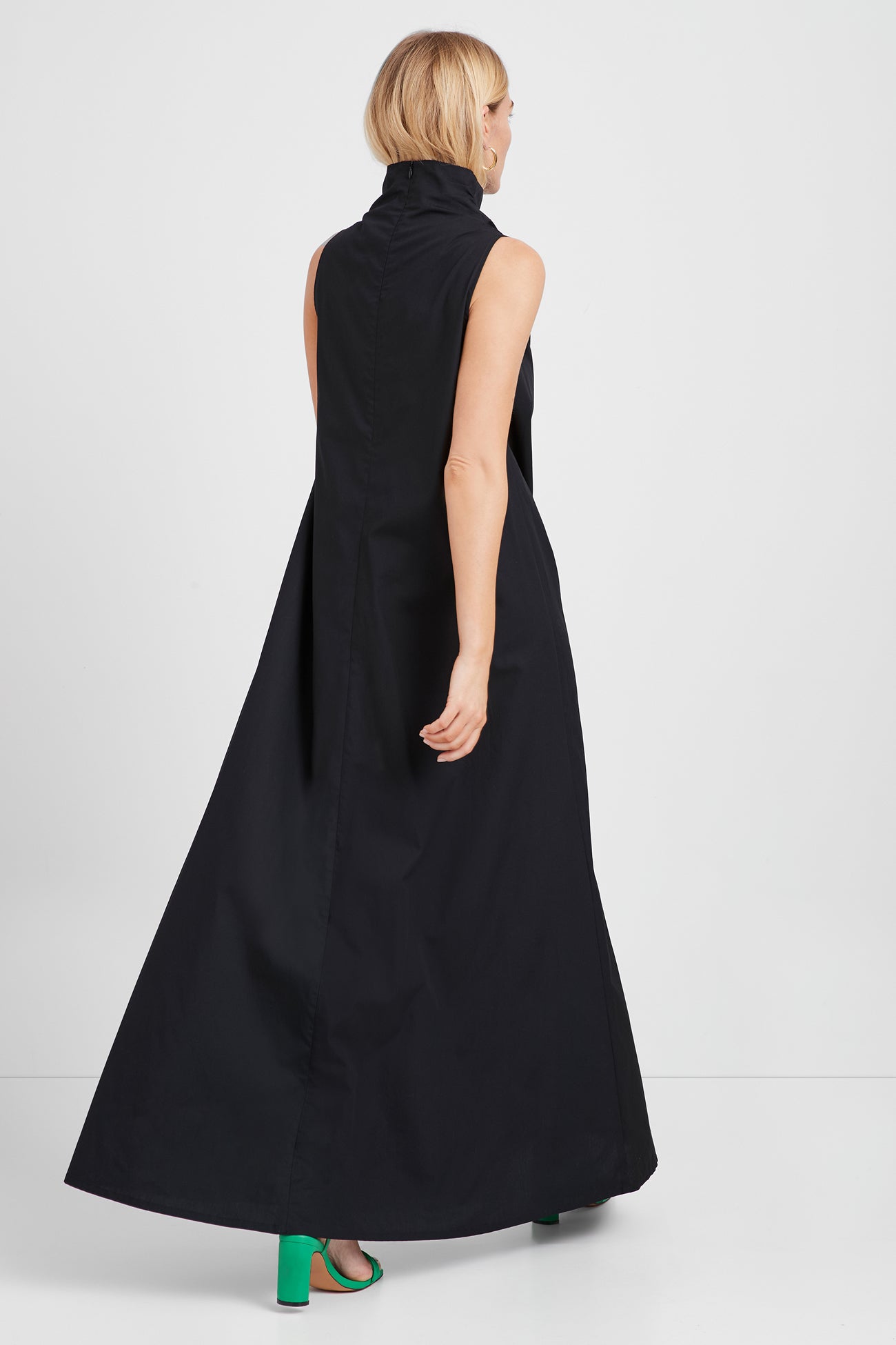 Marcella | Sleeveless Minna Dress in Black | Women's Size 2XL | European Poplin Cotton | Spring and Summer Clothing Marcella | Sleeveless Minna Dress in Black | Women's Size 2XL | European Poplin Cotton | Spring and Summer Clothing