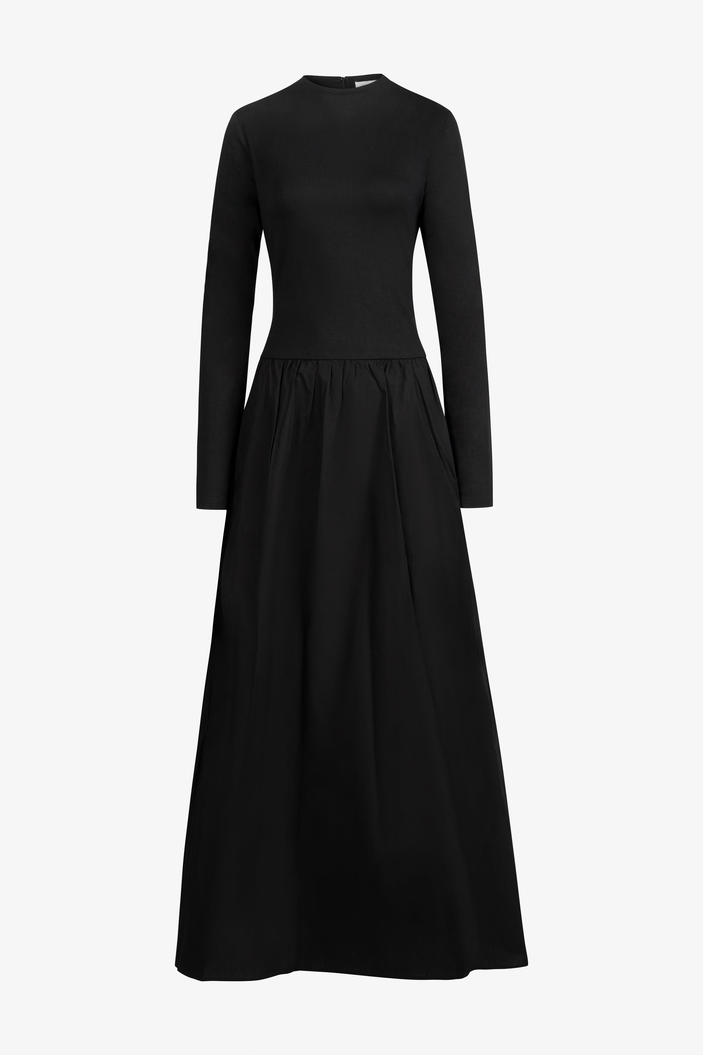 Women's Black Long Sleeve Mockneck Dress - Fillmore Dress | Marcella