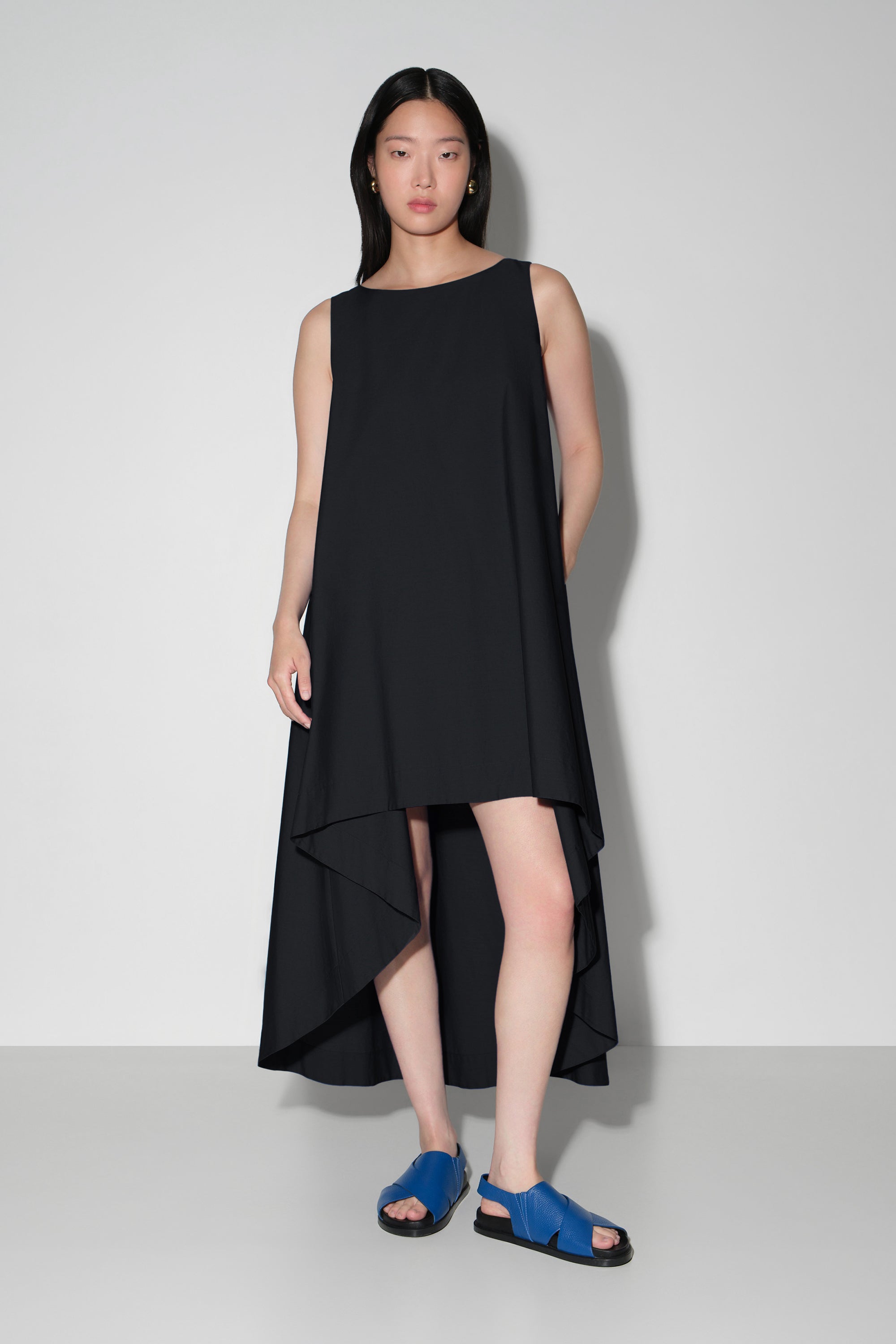 loft dresses Marcella | Loft Sleeveless Dress in Black | Women's Size Medium | Organic Cotton
