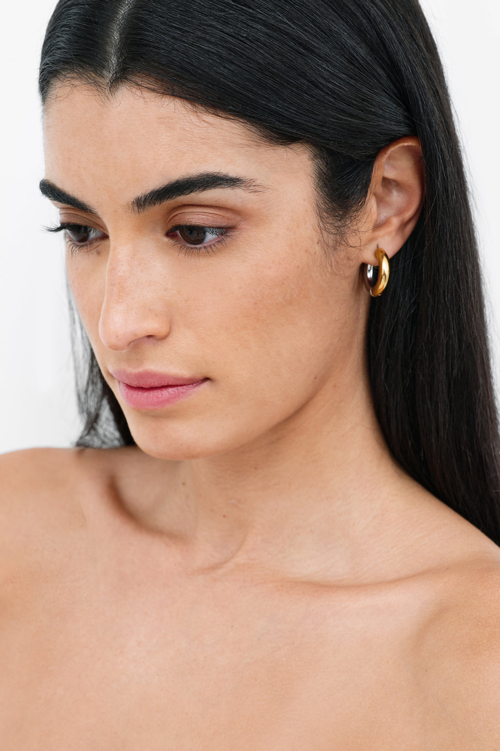 Tory Burch Miller Pave Multi Hoop Earrings | Gold | FARFETCH