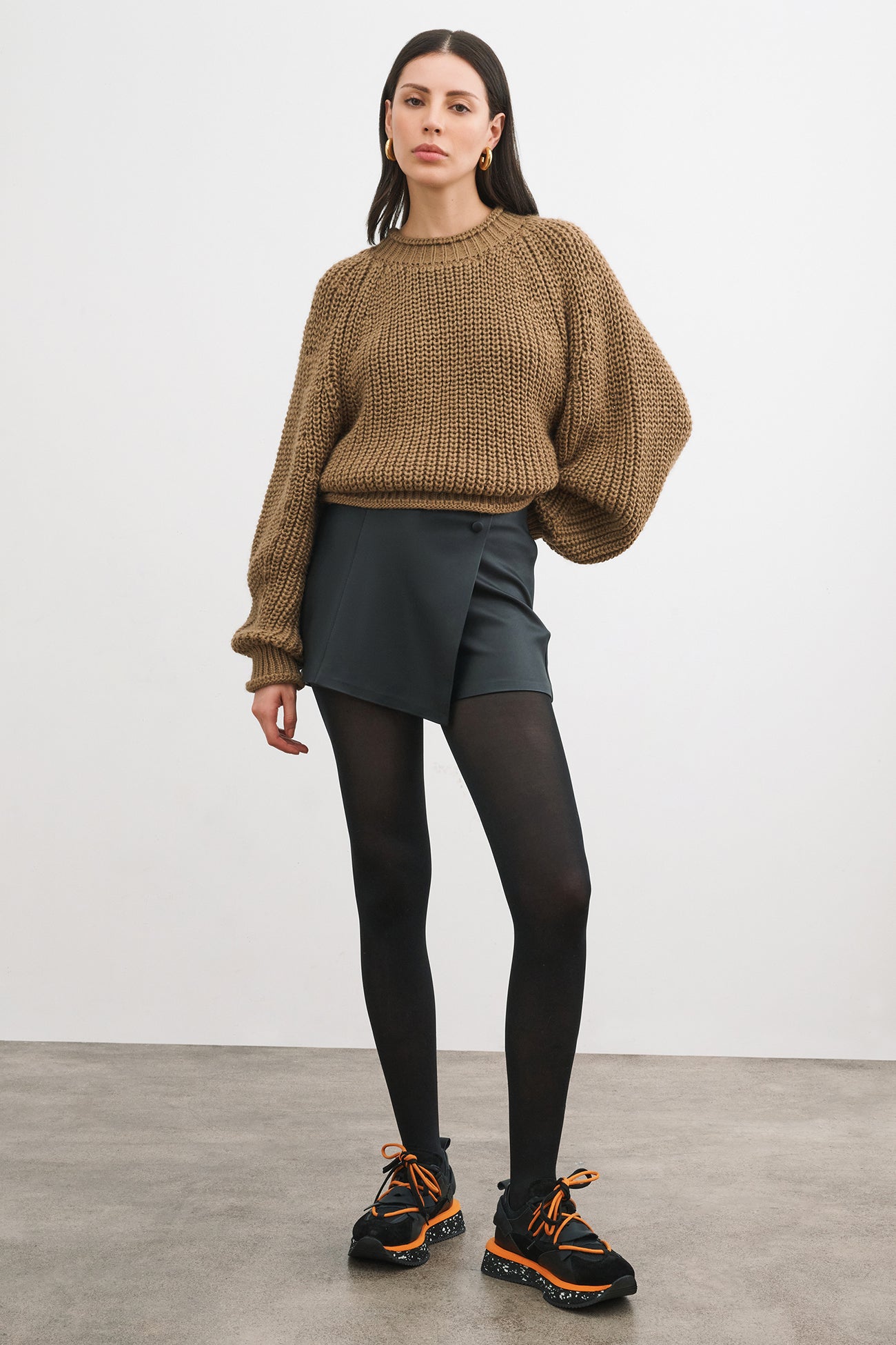 Beige Stylish Athletic Style Shoes Flatbush Sneakers Marcella