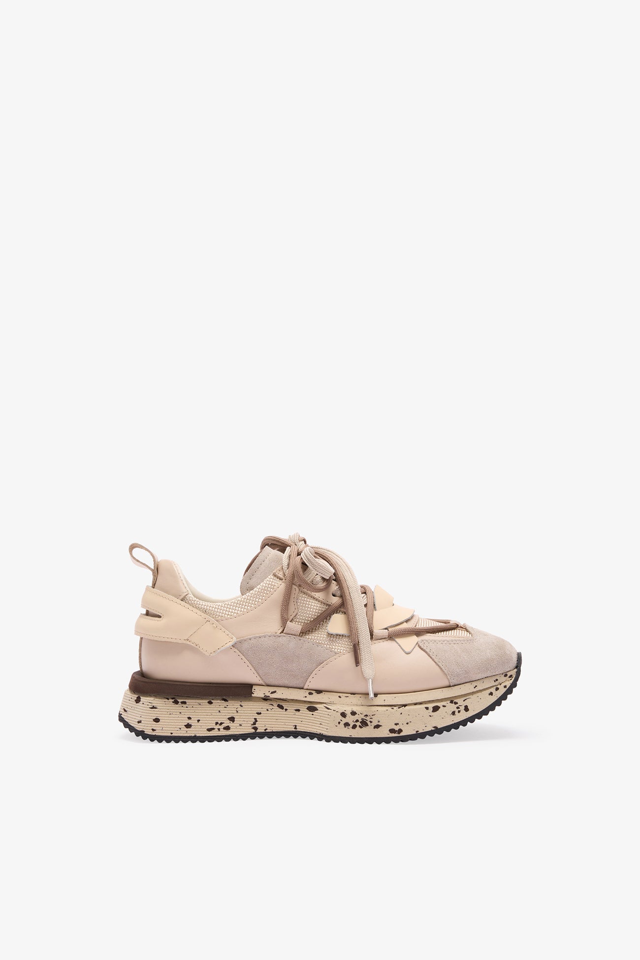 Beige Stylish Athletic Style Shoes Flatbush Sneakers Marcella