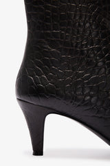 #Black Croc Print