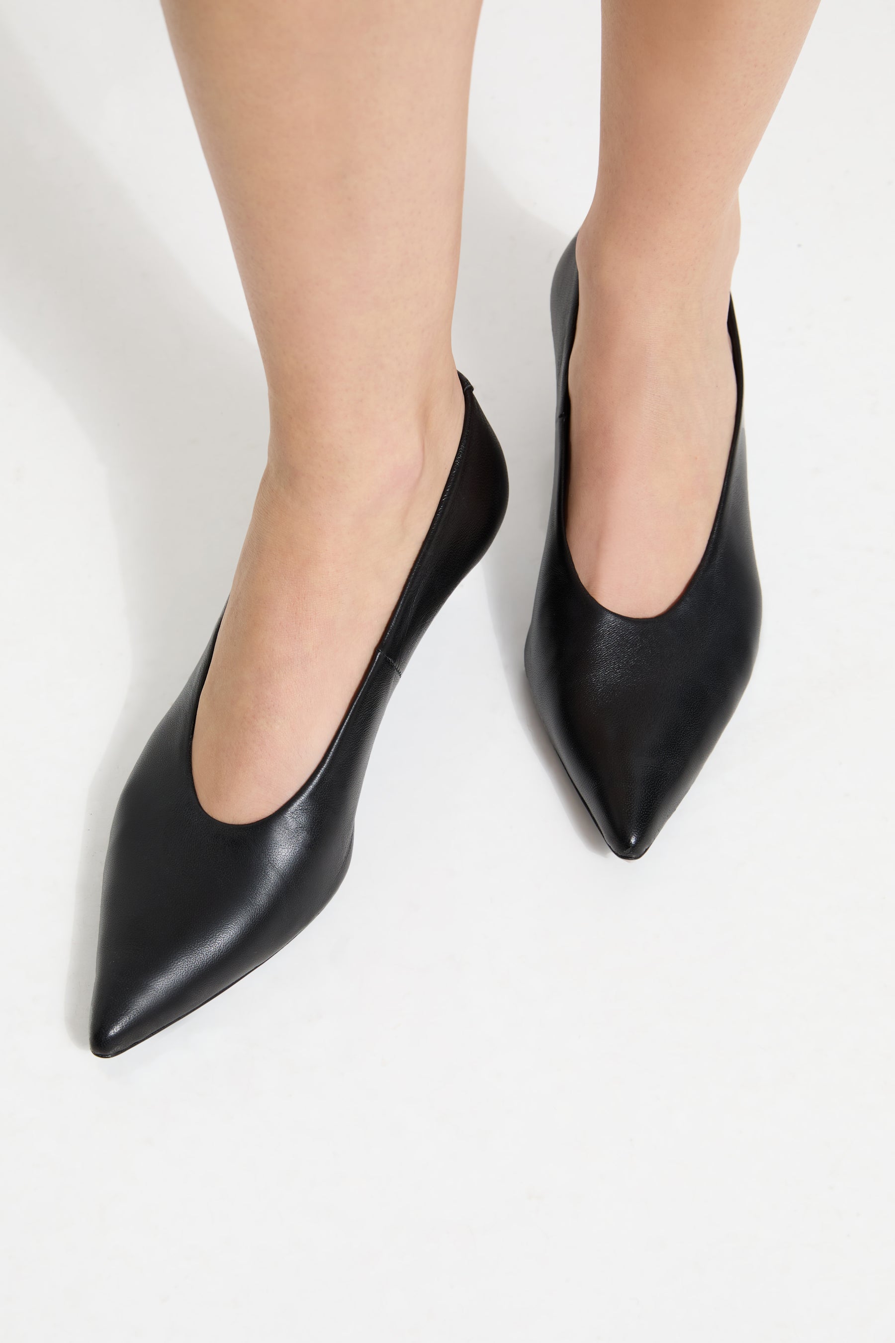 Marcella | Grant Kitten Heels in Black | Women's Size 11 | Genuine Italian Leather