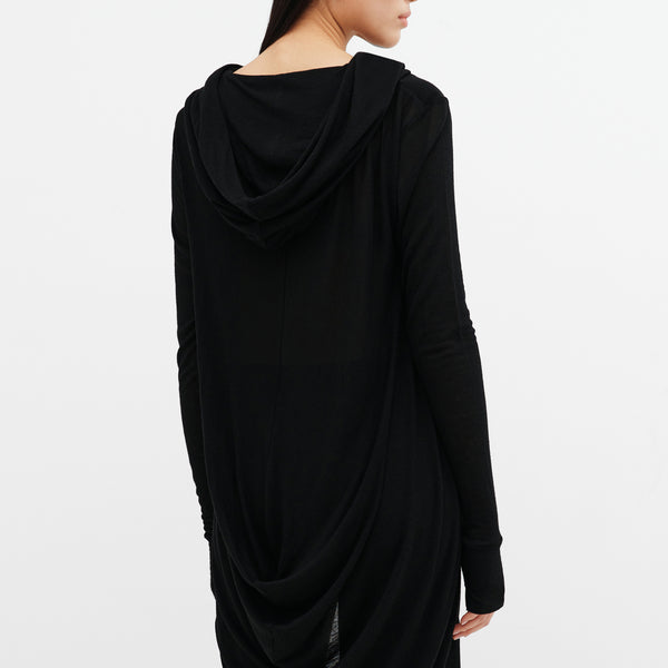 aere wrinkle acetate satin tunic ブラック sheerblack.jpg?v=1725565468