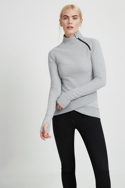 Grey Fitted Sweatshirt - Blake Sweatshirt | Marcella